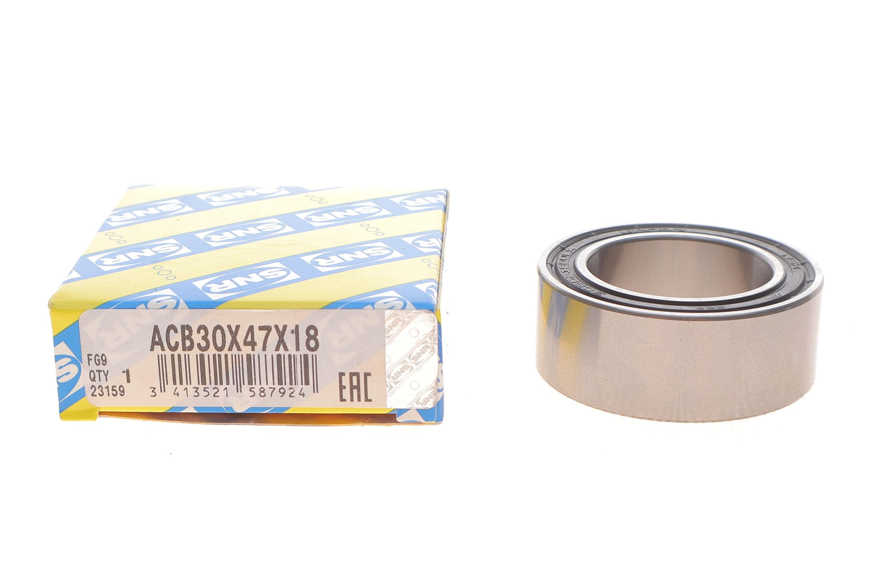 Подшипник компрессора кондиционера (30x47x18)