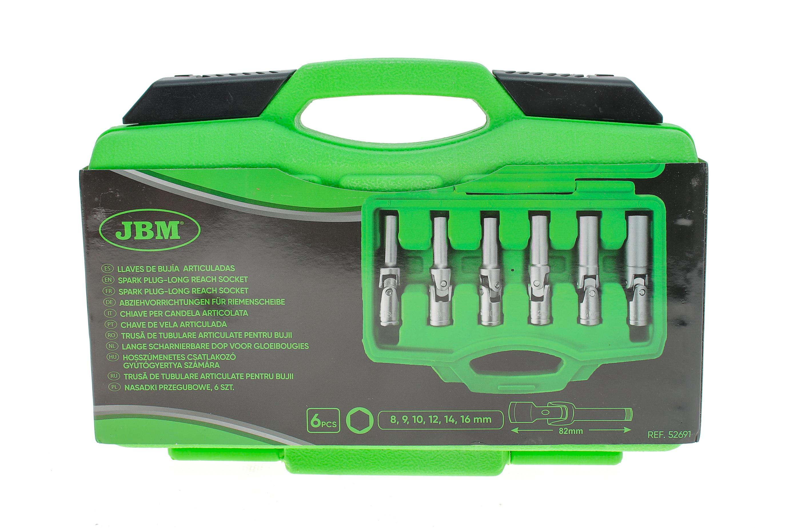 Набор инструментов для снятия свечи накаливания (длинные шарнирные насадки) (8-16mm)