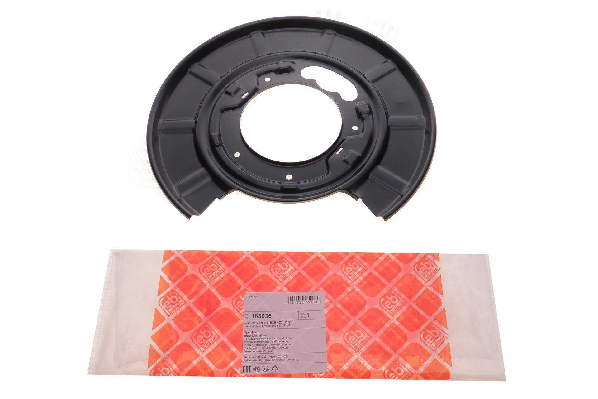 Захист диска гальмівного (заднього) (R) MB Vito/Viano (W639) 03-