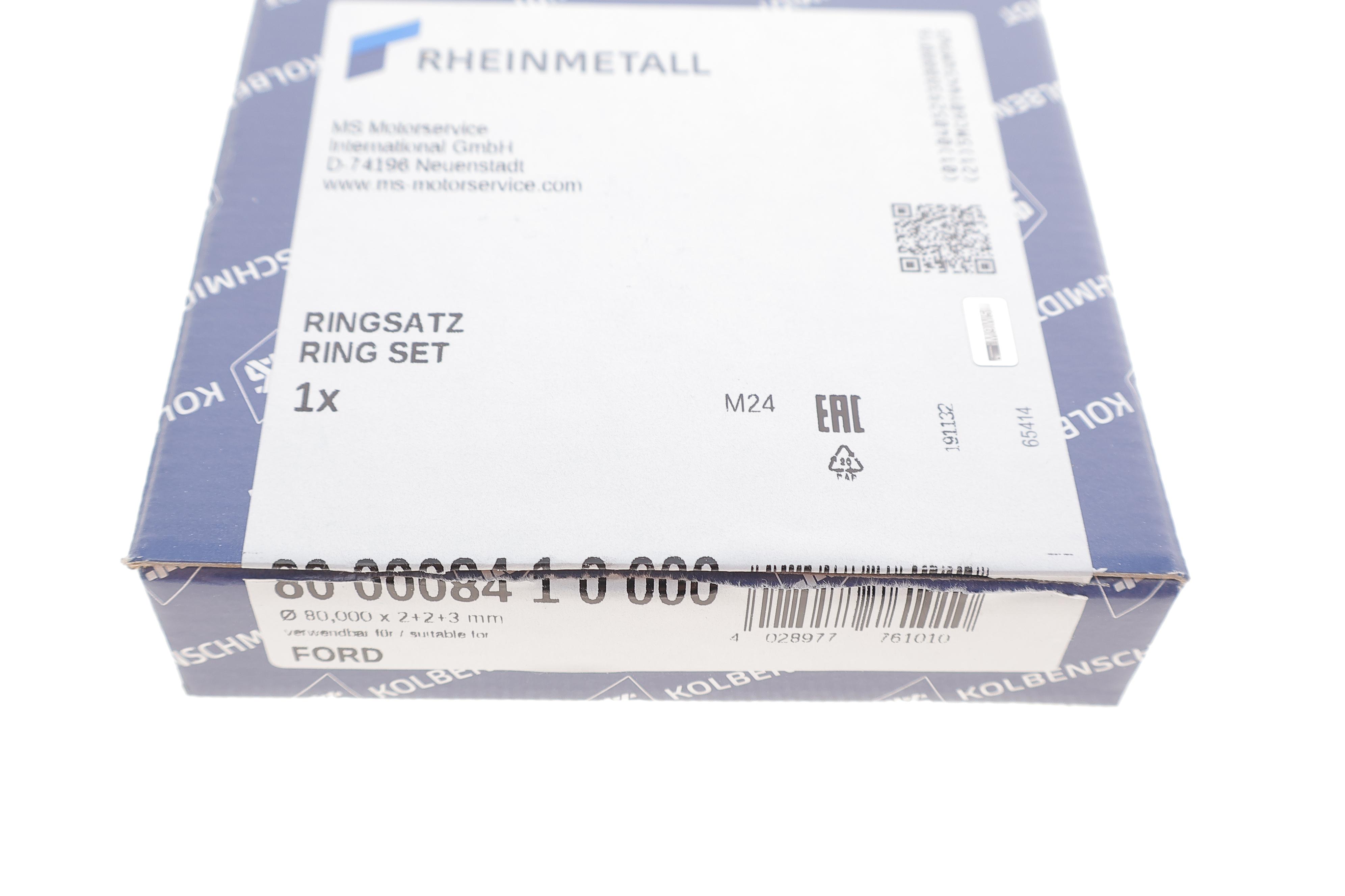 Кільця поршневі Ford Escort III/IV/Fiesta II/Opel Kadett D/E 1.6D 82-90 (79.98mm/STD)