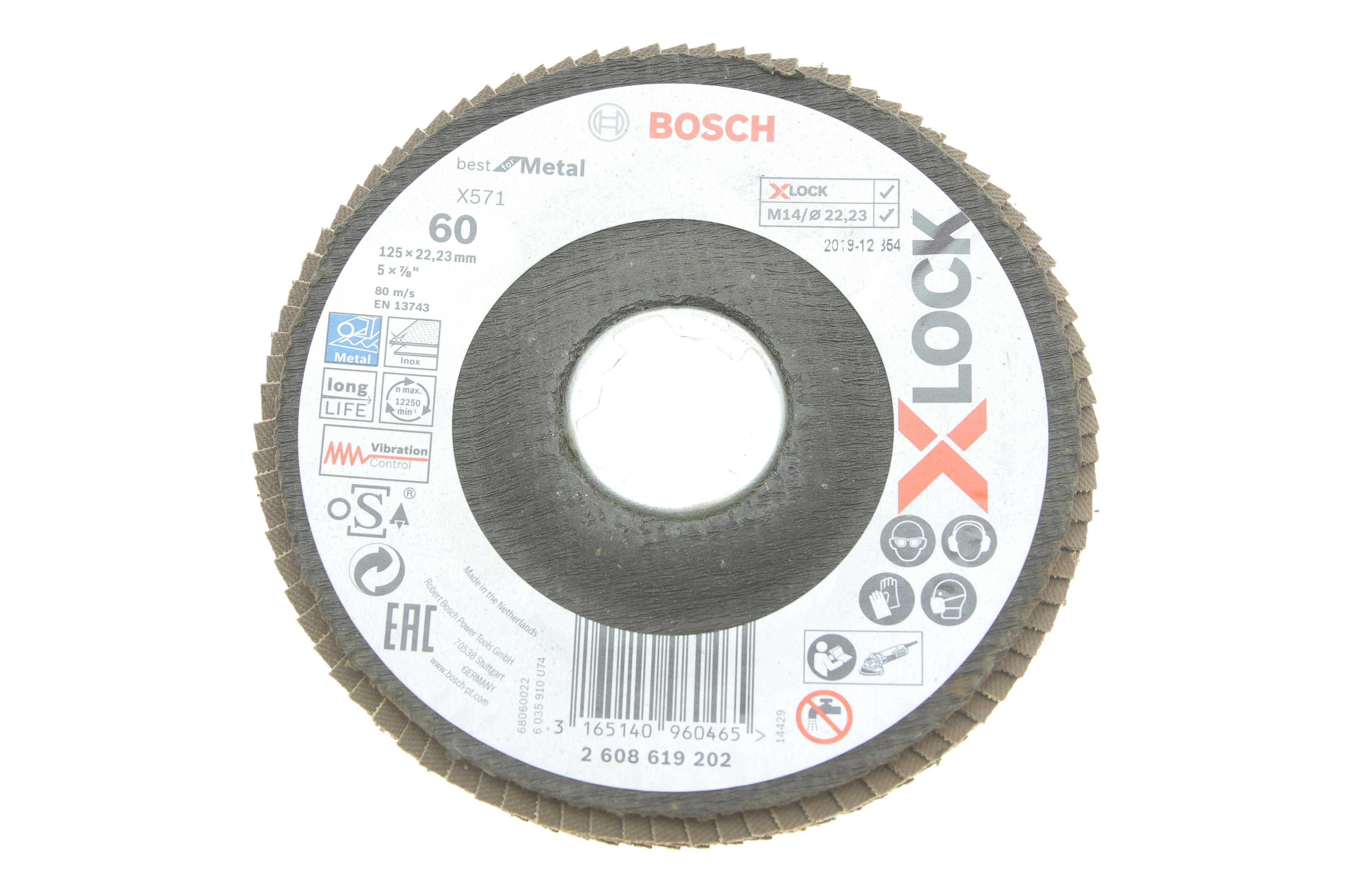 Круг зачисний 125x6x22,23 мм X-LOCK X571 Best for Metal