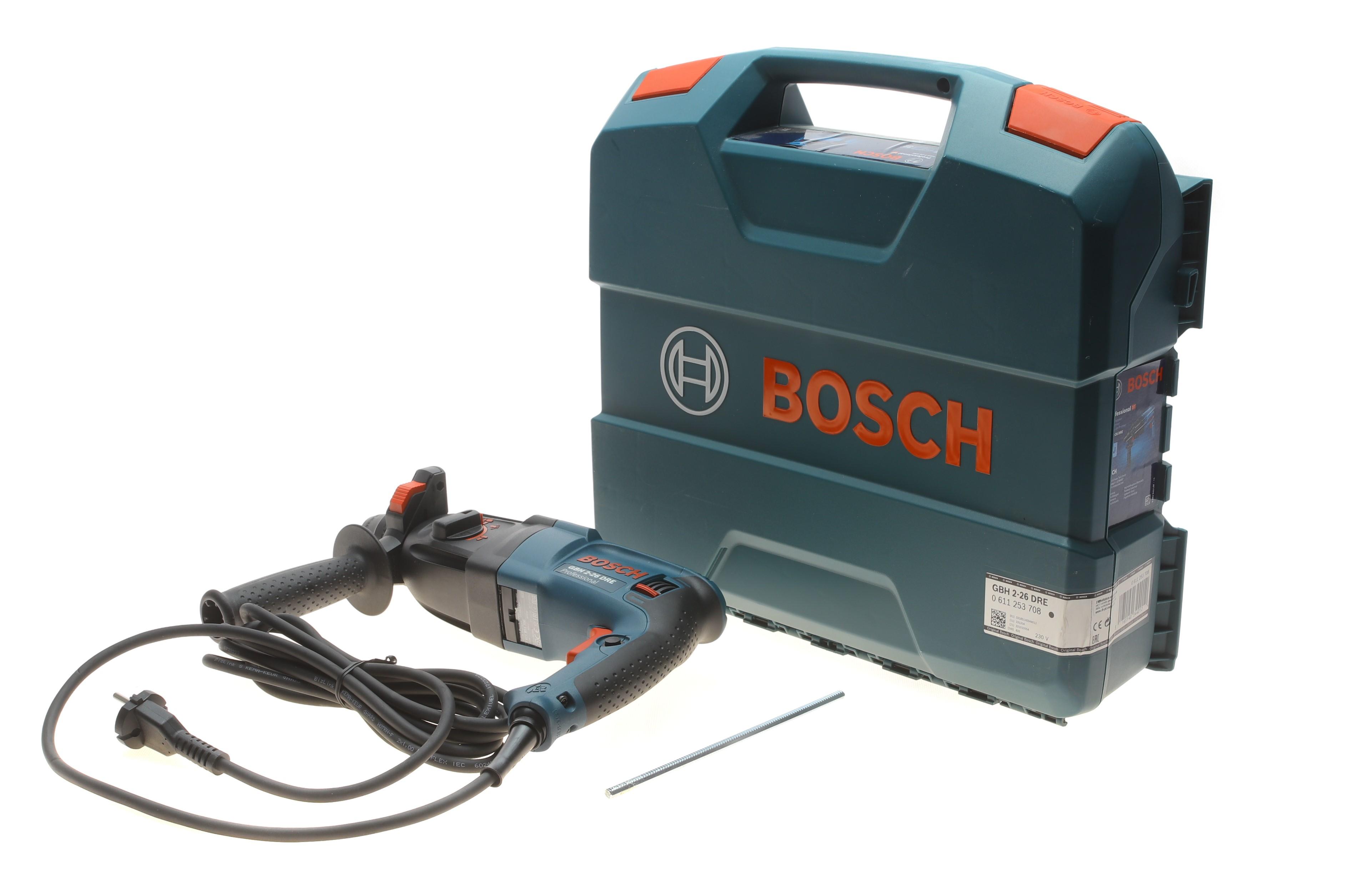 Перфоратор электрический GBH 2-26 DRE Professional (800W) 4000уд/мин/900об/мин/2.7Дж (SDS plus)