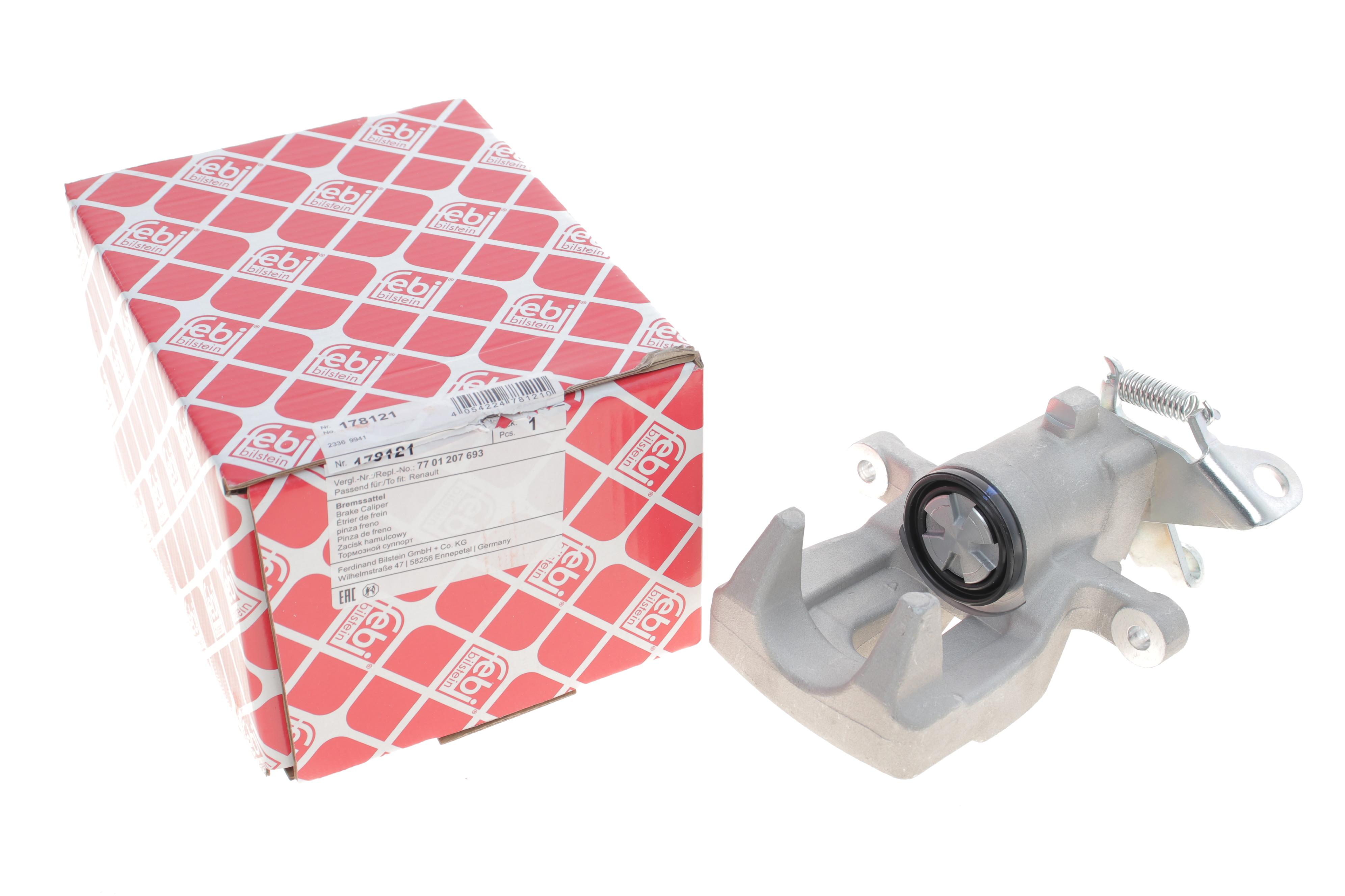 Супорт гальмівний (задній) (L) Renault Clio IV/Fluence/Megane I/II/III/Scenic III 03- (d=34mm)