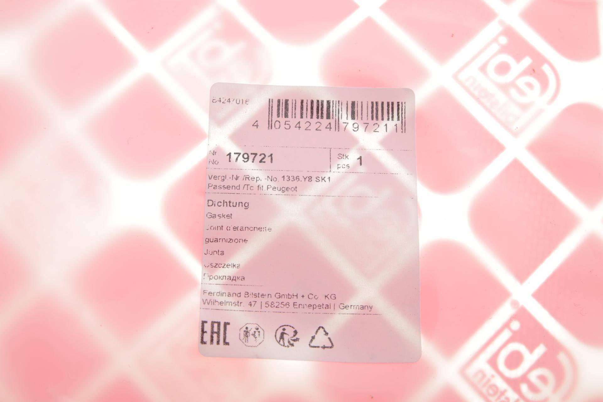 Прокладка термостата Peugeot 206/207/307/Partner 96-