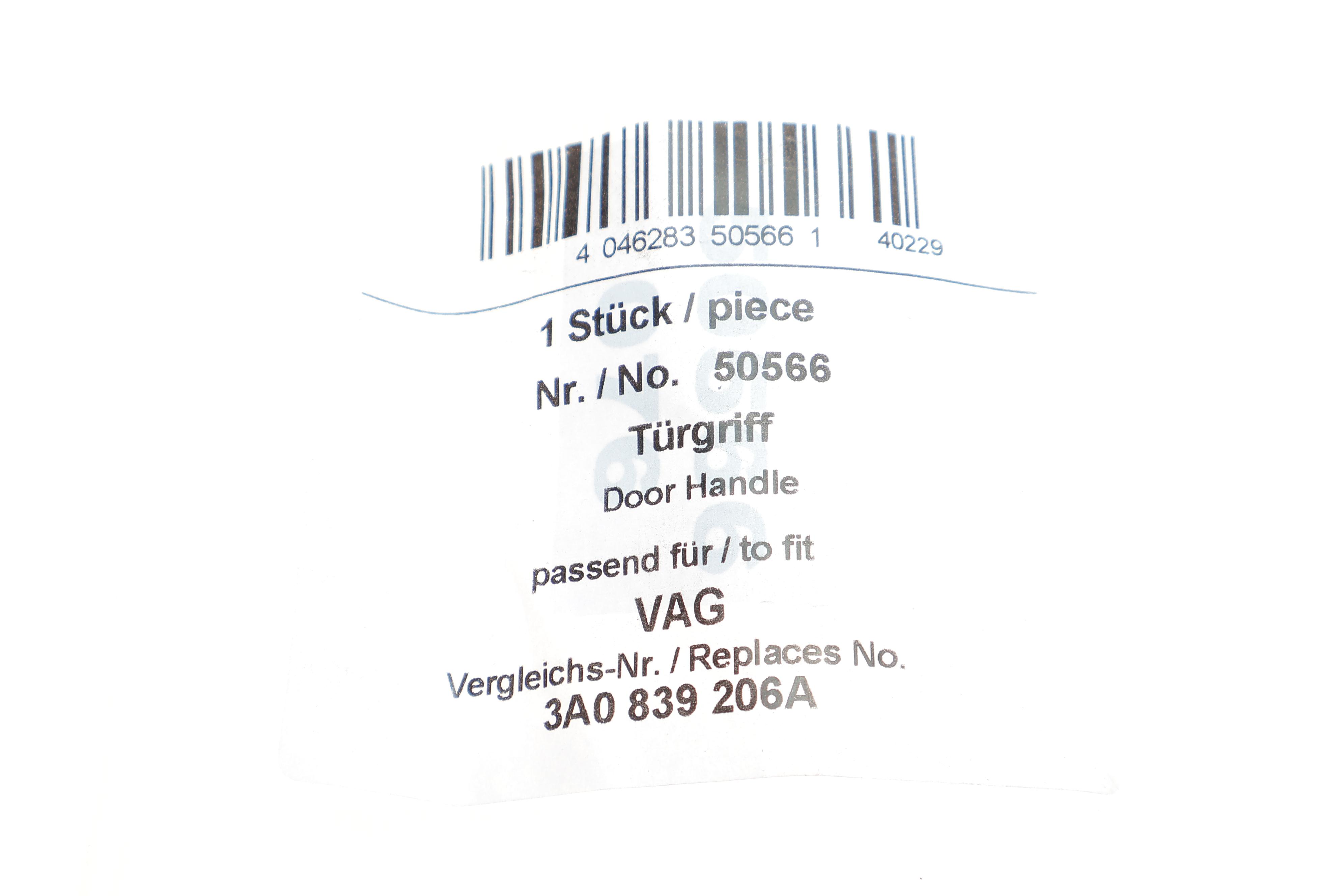 Ручка дверей (задніх/ззовні) (R) VW Passat 1.6-2.8 -97