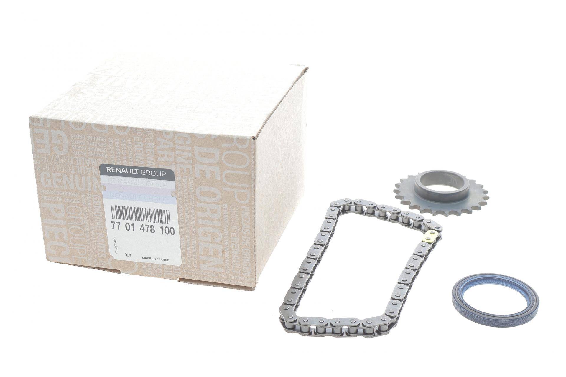 Комплект ланцюга насосу масляногоRenault Kangoo 1.9D 97- (F8Q) (ланцюг+зірочка+сальник)