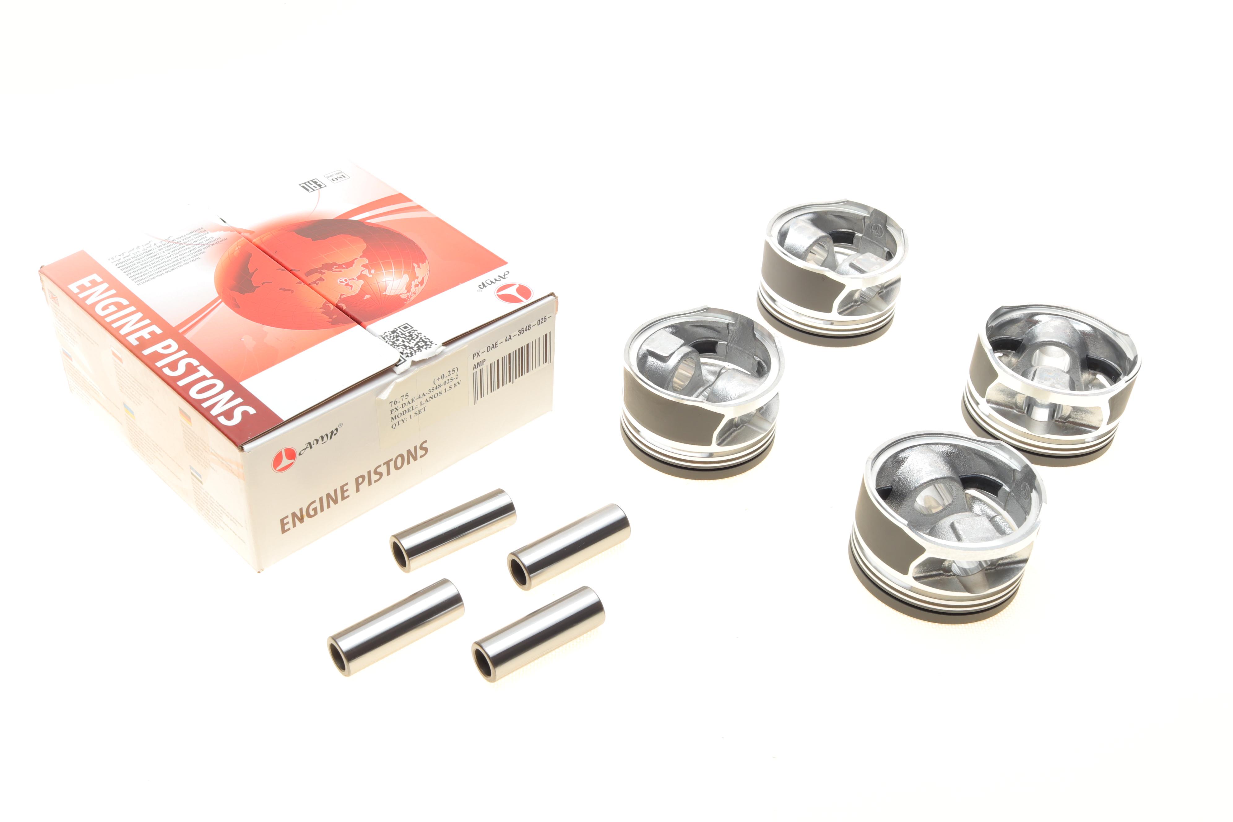 Поршень Daewoo Lanos 1.5 8V 97- (76.75mm/+0.25) (к-кт 4 шт)