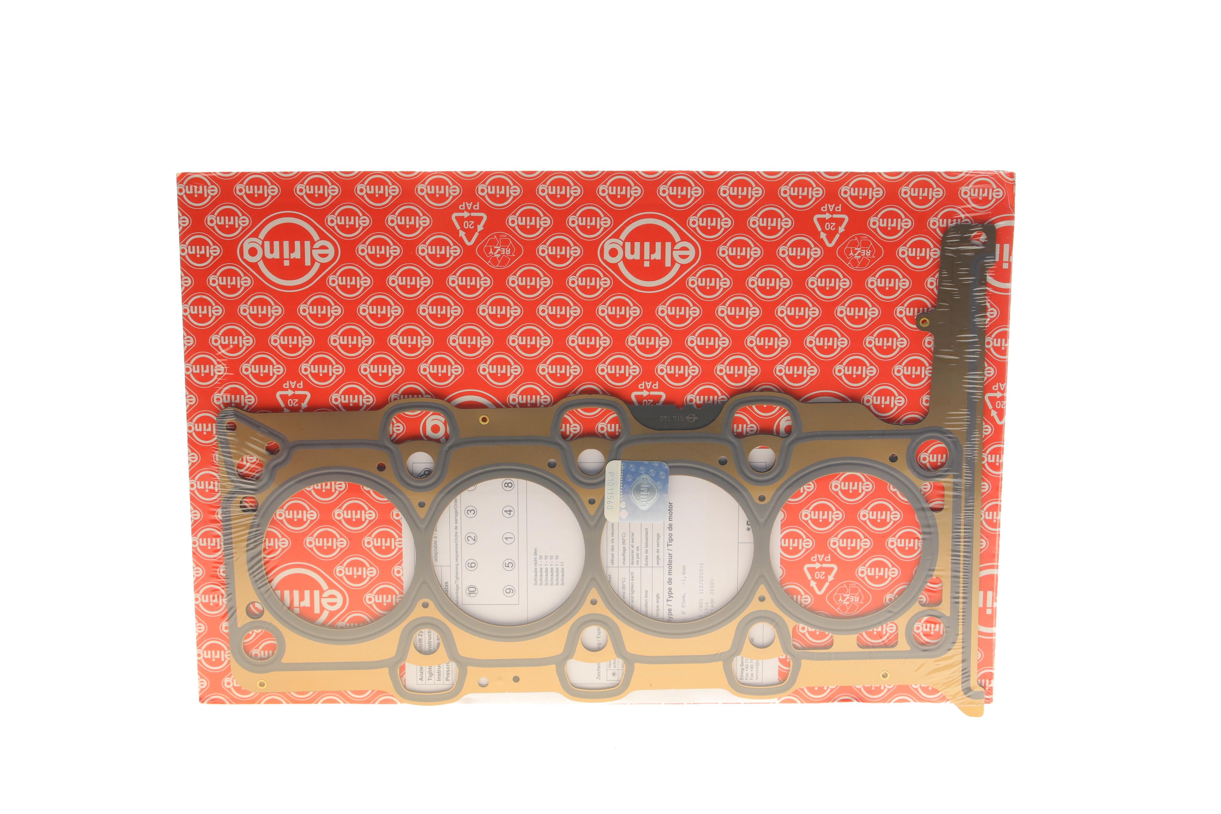 Прокладка ГБЦ Hyundai Santa Fe/Tucson/Kia Sportage 2.0 CRDi 06- (3 метки) (1.4mm)