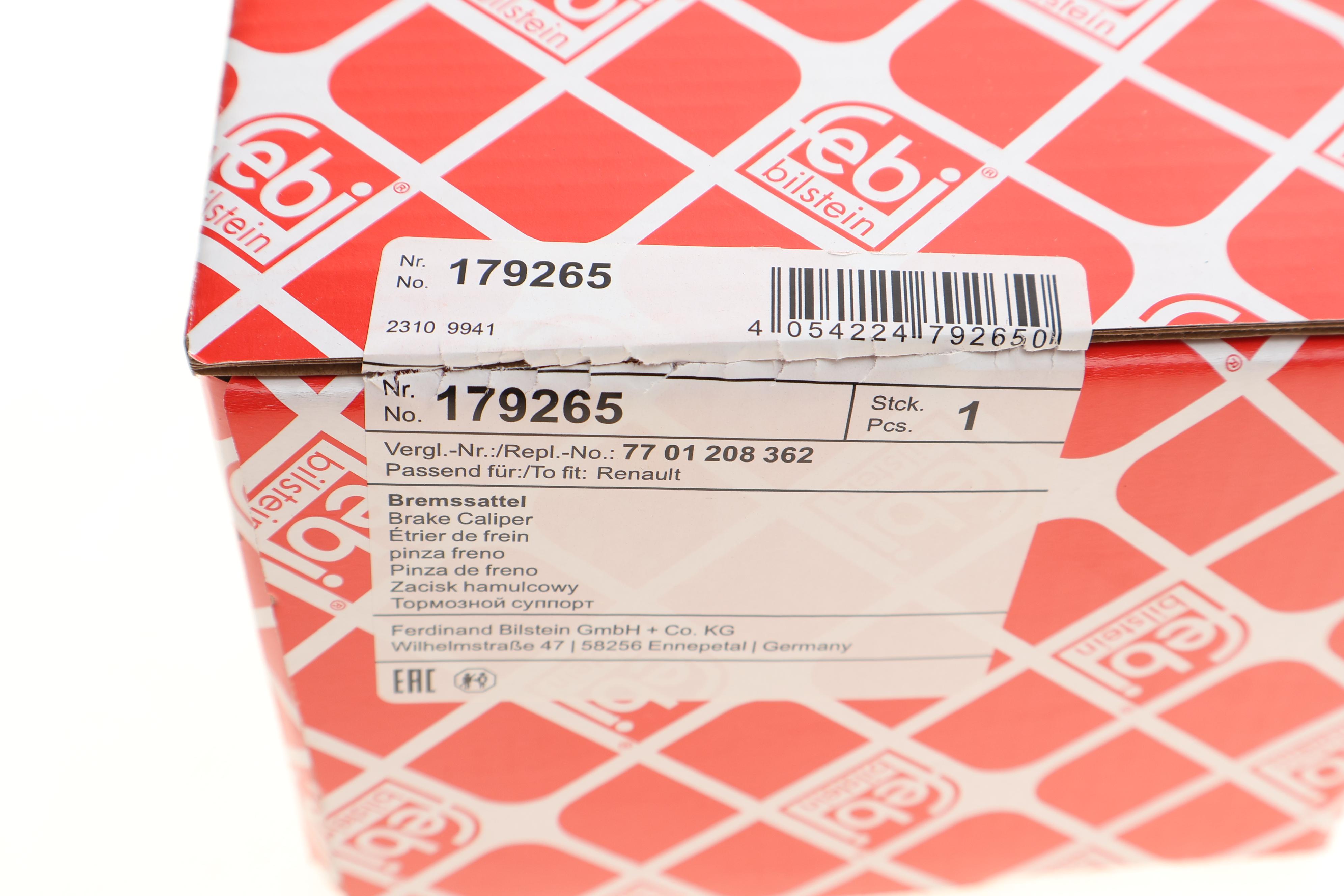 Супорт гальмівний (задній) (R) Renault Clio III 05-14 (d=34mm)