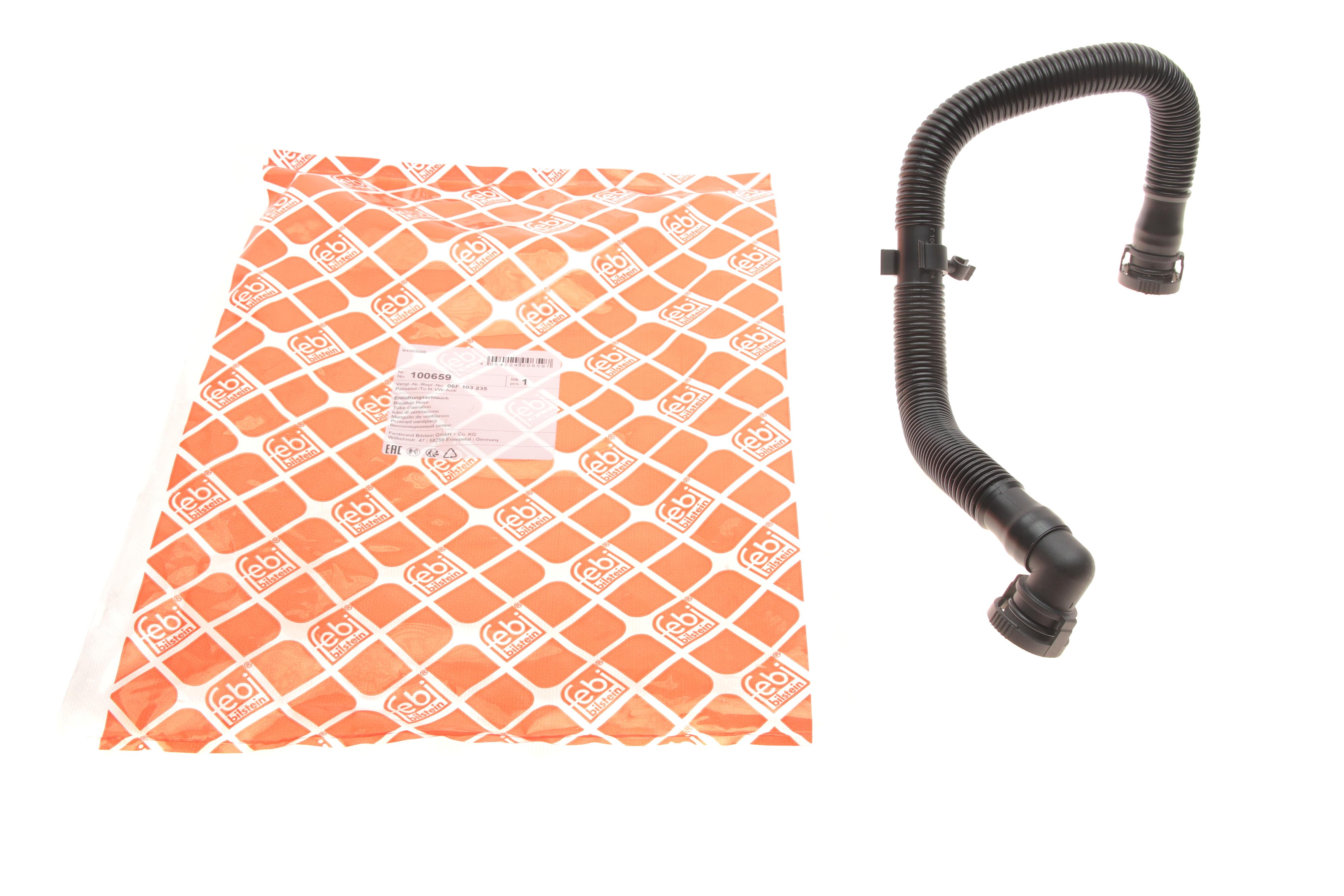 Патрубок вентиляции картера VW Caddy 1.6TDI/1.9TDI 05-15/Crafter 30-35 2.0TDI 11-16