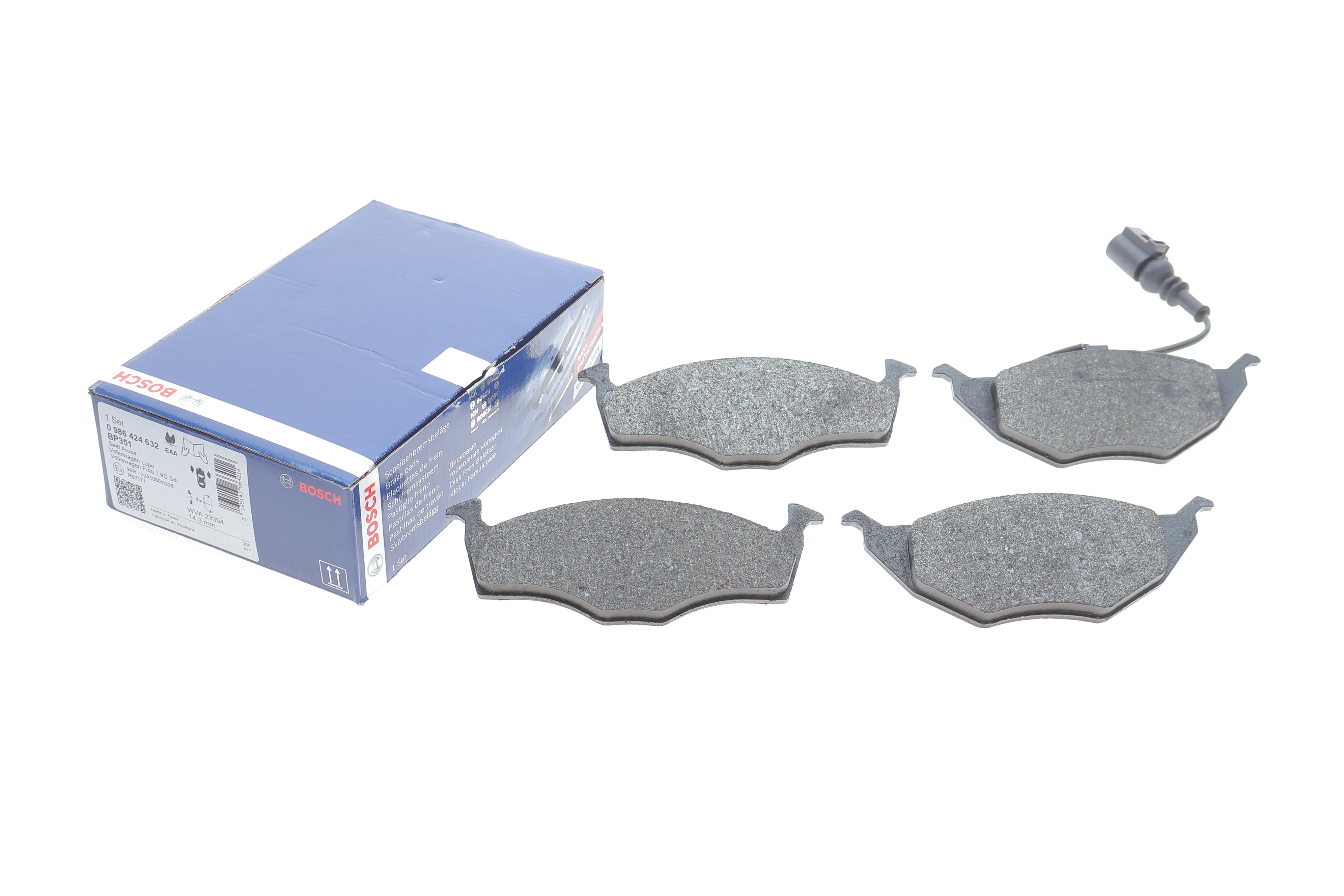 Колодки гальмівні (передні) Audi A2 1.2 TDI (+датчик)