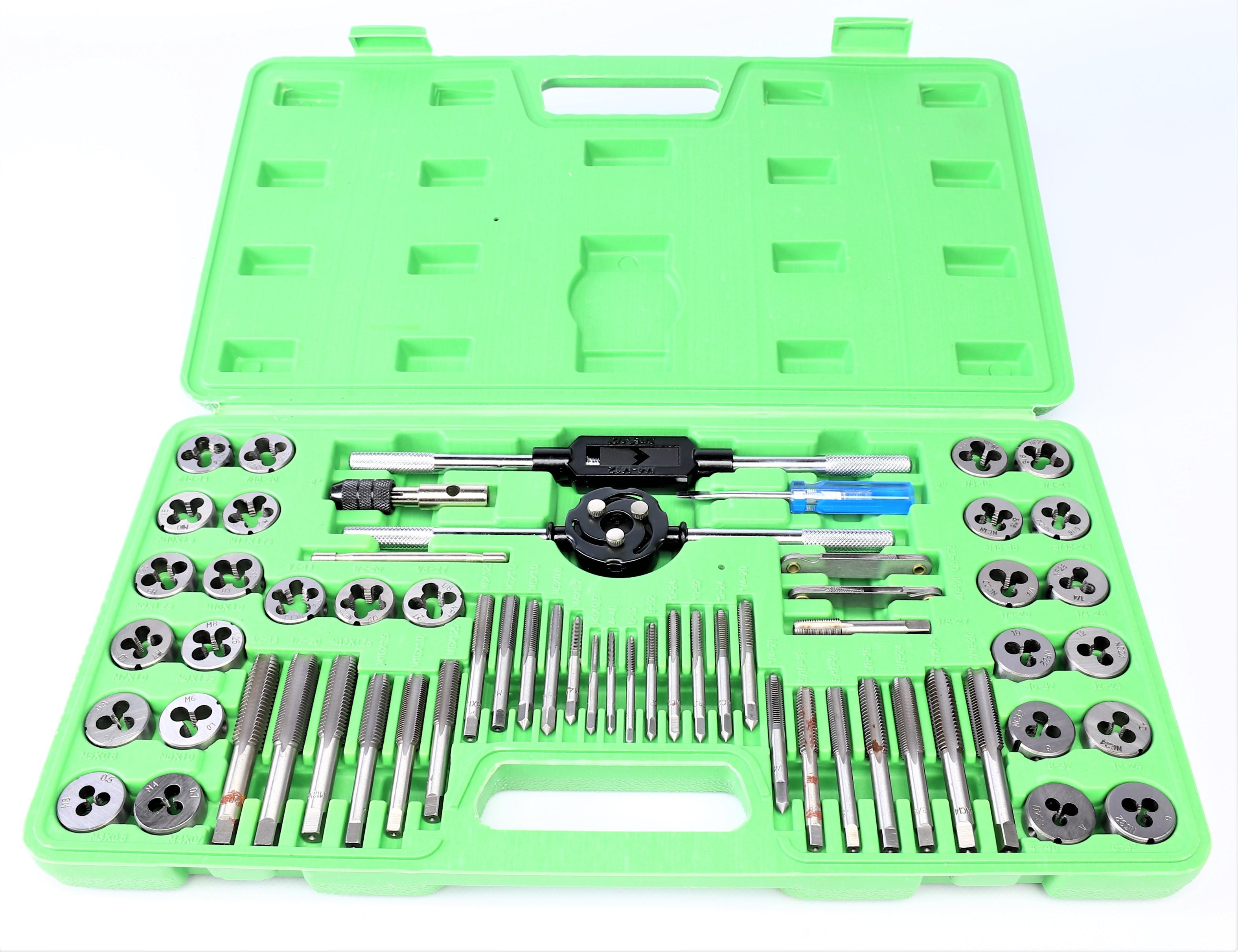 Набір мітчиків і плашок (метричних і дюймових) (60шт)