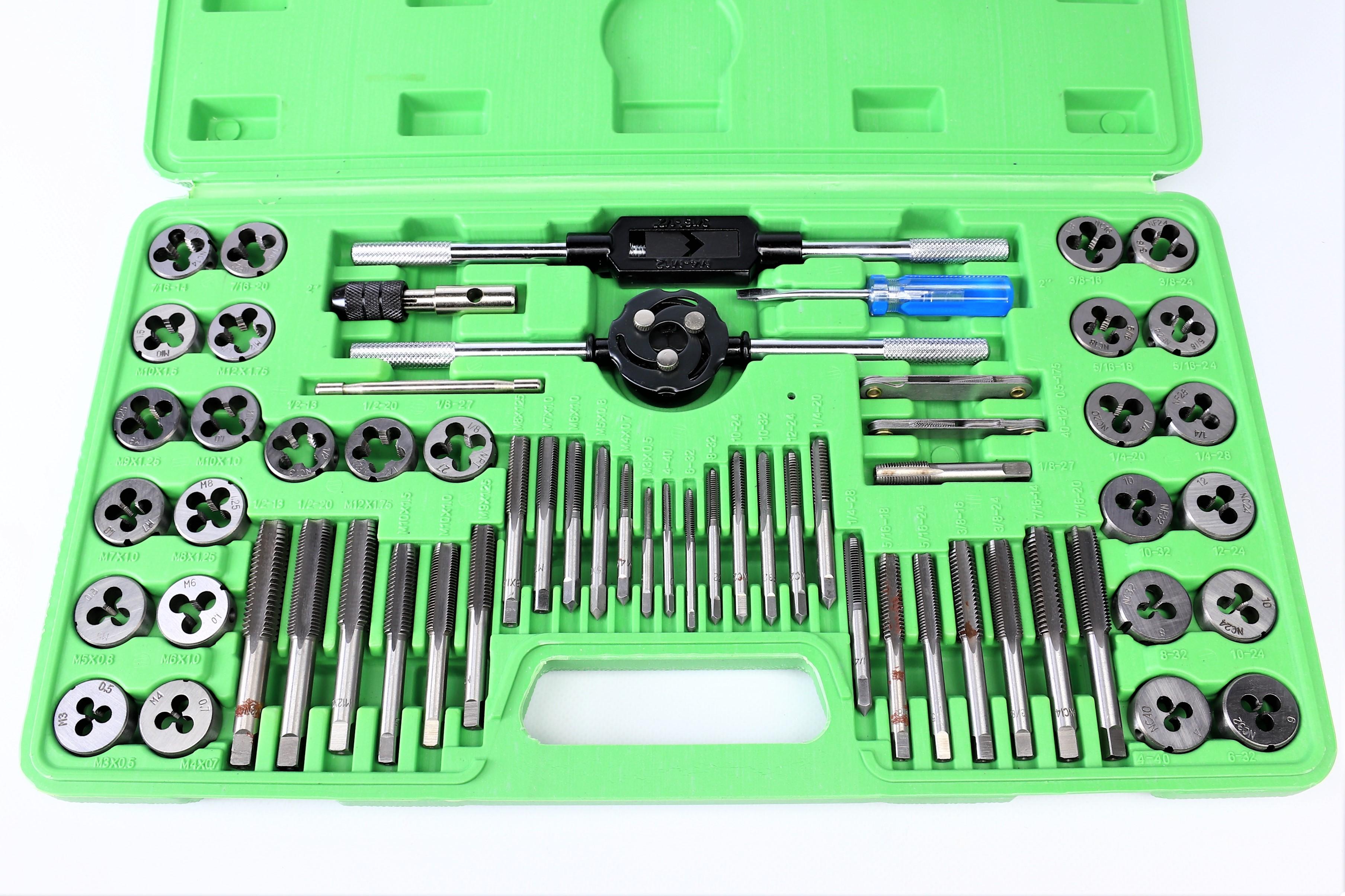 Набір мітчиків і плашок (метричних і дюймових) (60шт)