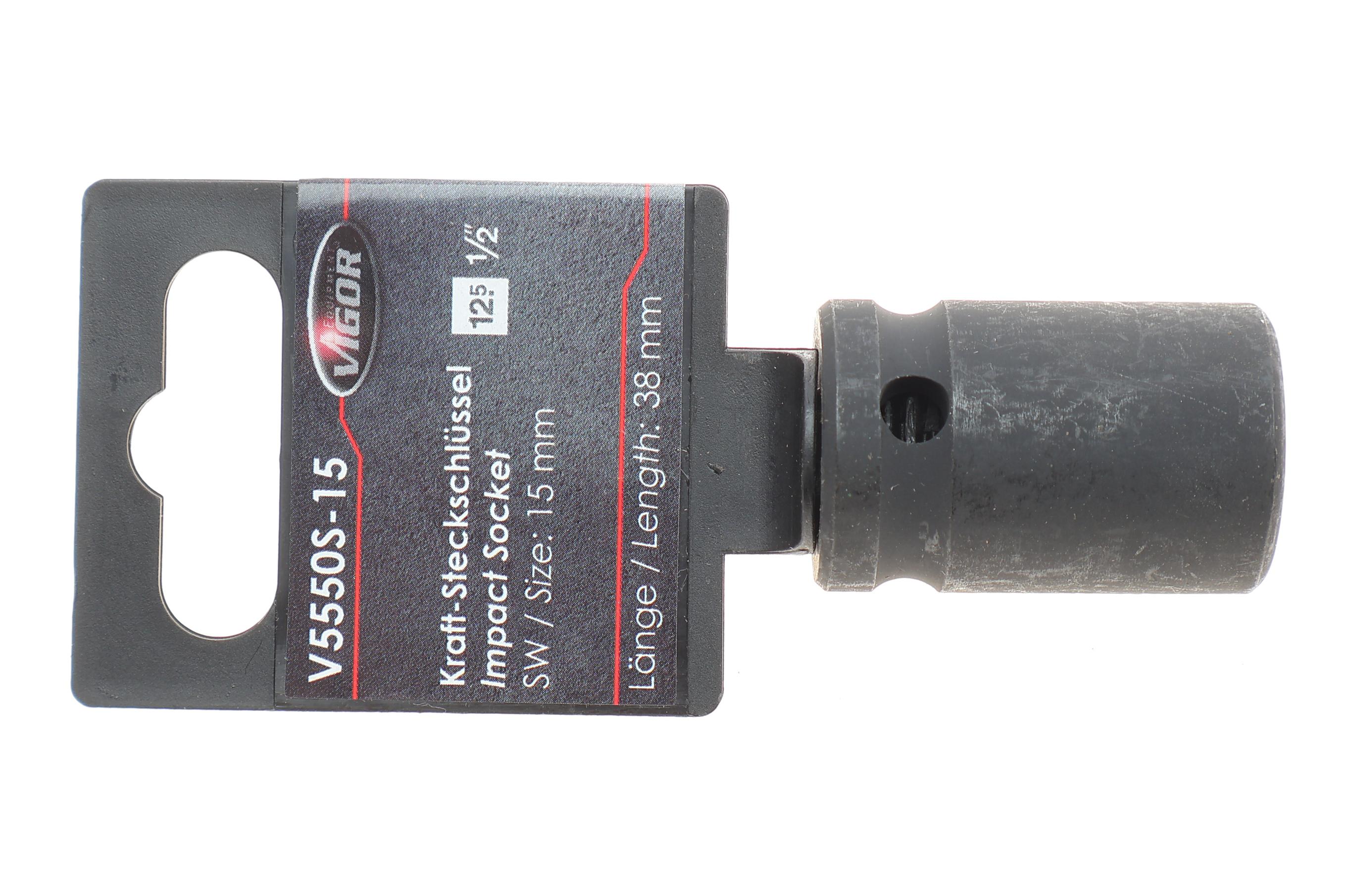 Головка торцевая ударная 1/2" 15 мм