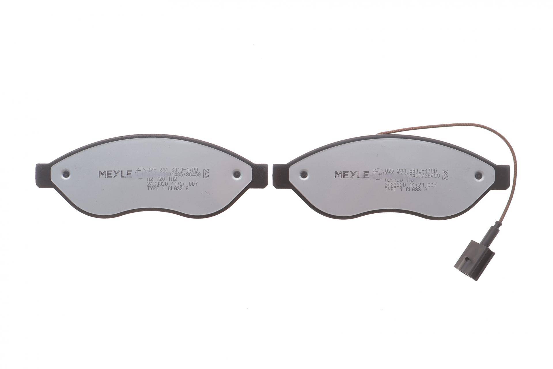 Колодки гальмівні (передні) Citroen Jumper/Fiat Ducato/Peugeot Boxer 06- (Brembo)/(з датчиком)