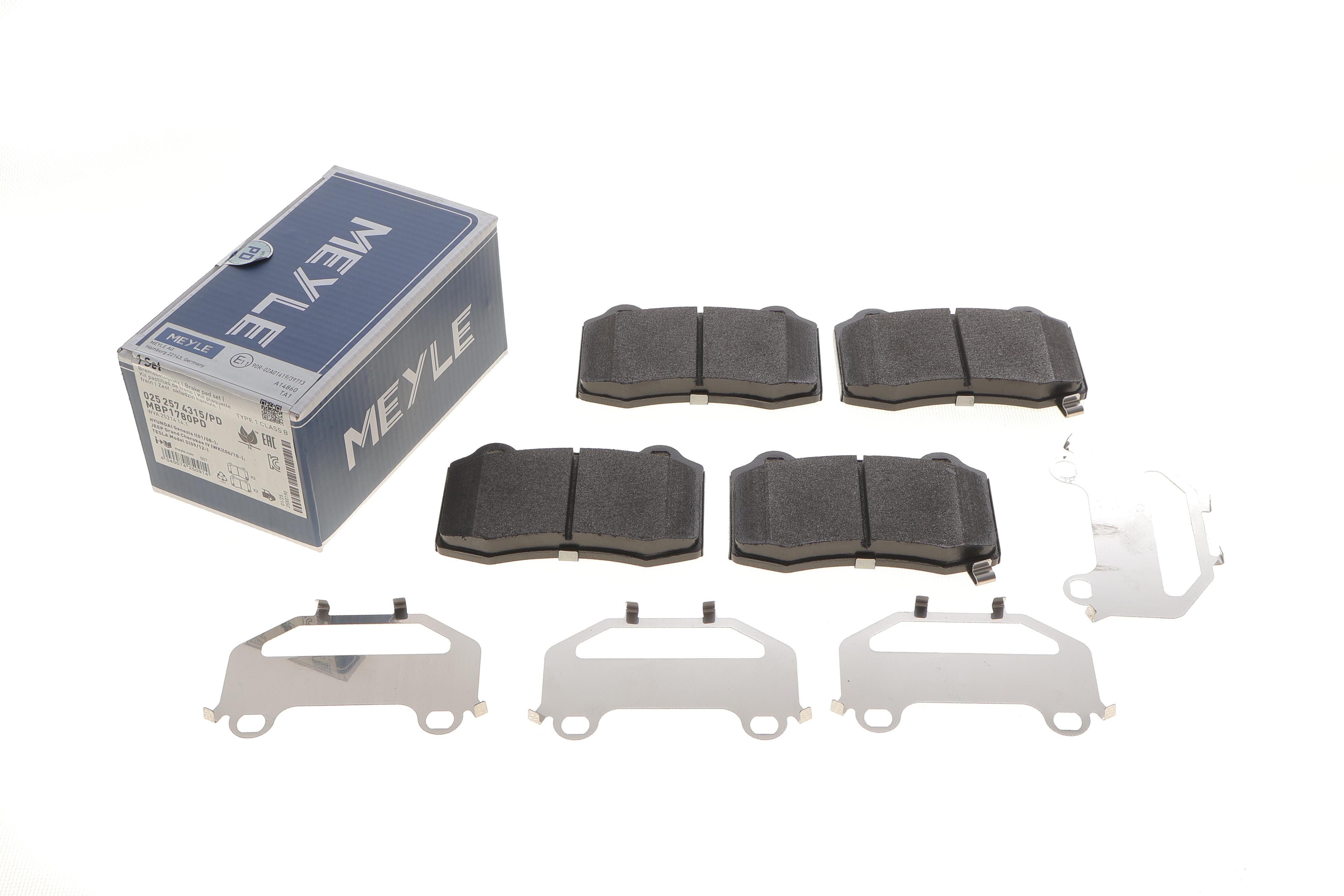 Колодки тормозные (задние) Tesla Model S/X 13-/Jeep Grand Cherokee IV 10-