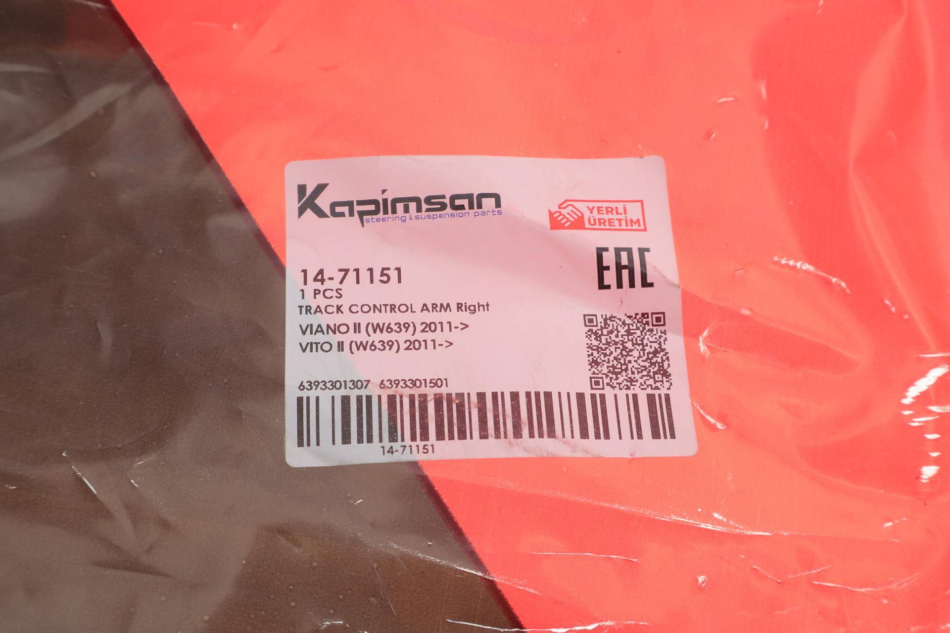 Важіль підвіски (передній) (R) MB Vito (W639) 11-14