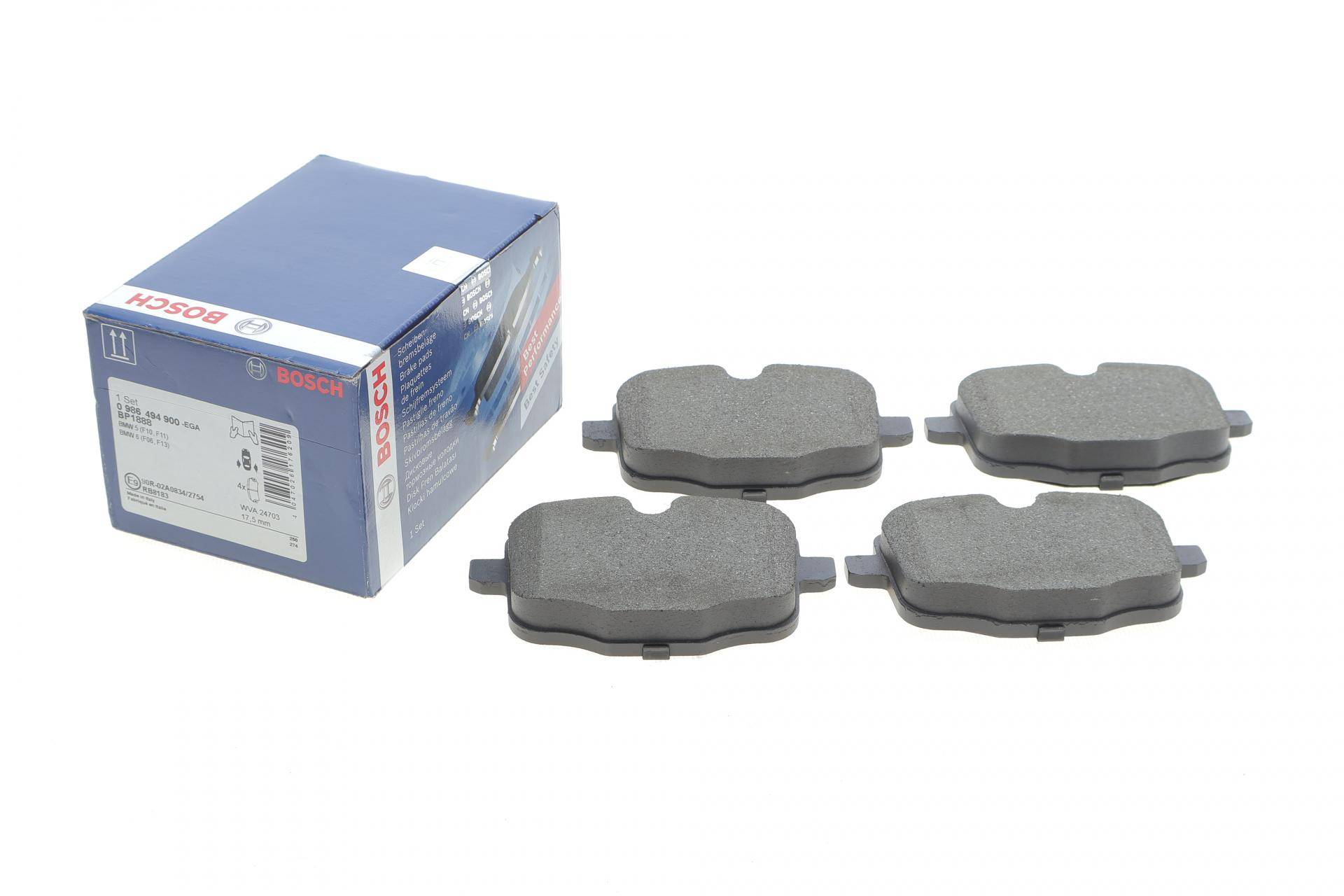 Колодки гальмівні (задні) BMW 5 (G30/G31)/7 (G11/G12)/X5 (G05)/X6 (G06) 17-