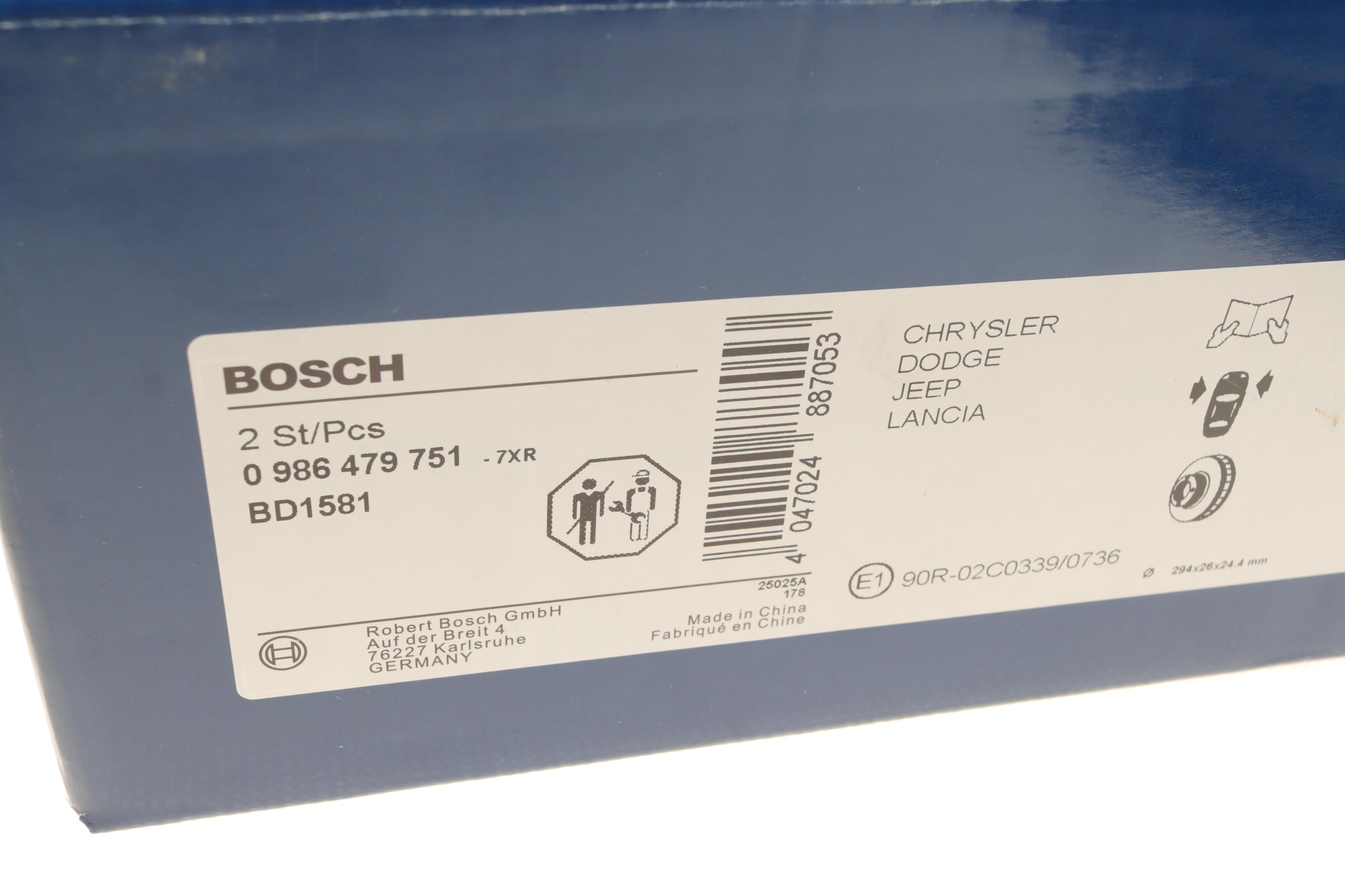 Диск гальмівний (передній) Citroen C4/Peugeot 4008/Mitsubishi Outlander 12-(294x26)