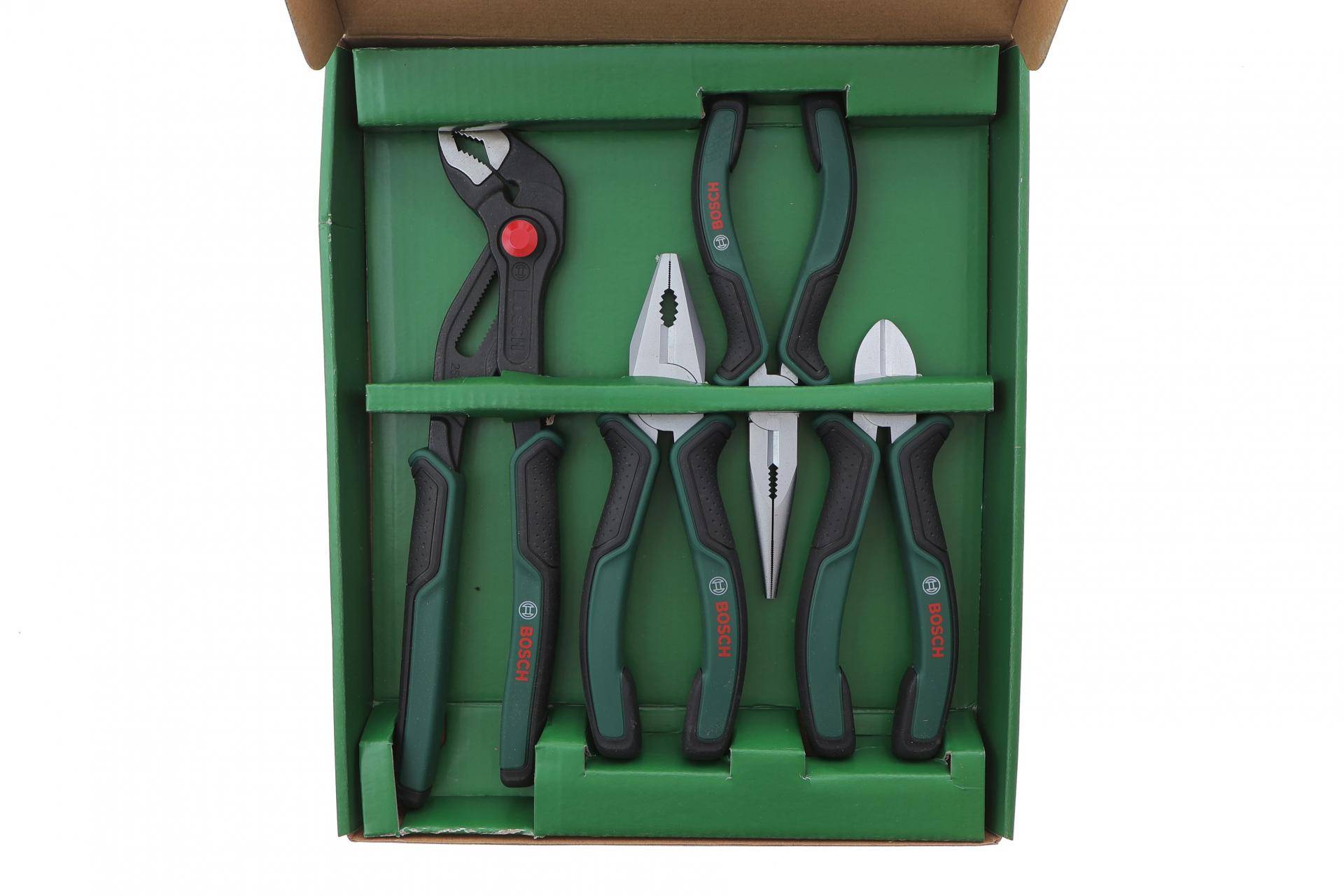 Плоскогубці Bosch 4 од.(комбіновані,бічні,посилені,для водяного насосу)