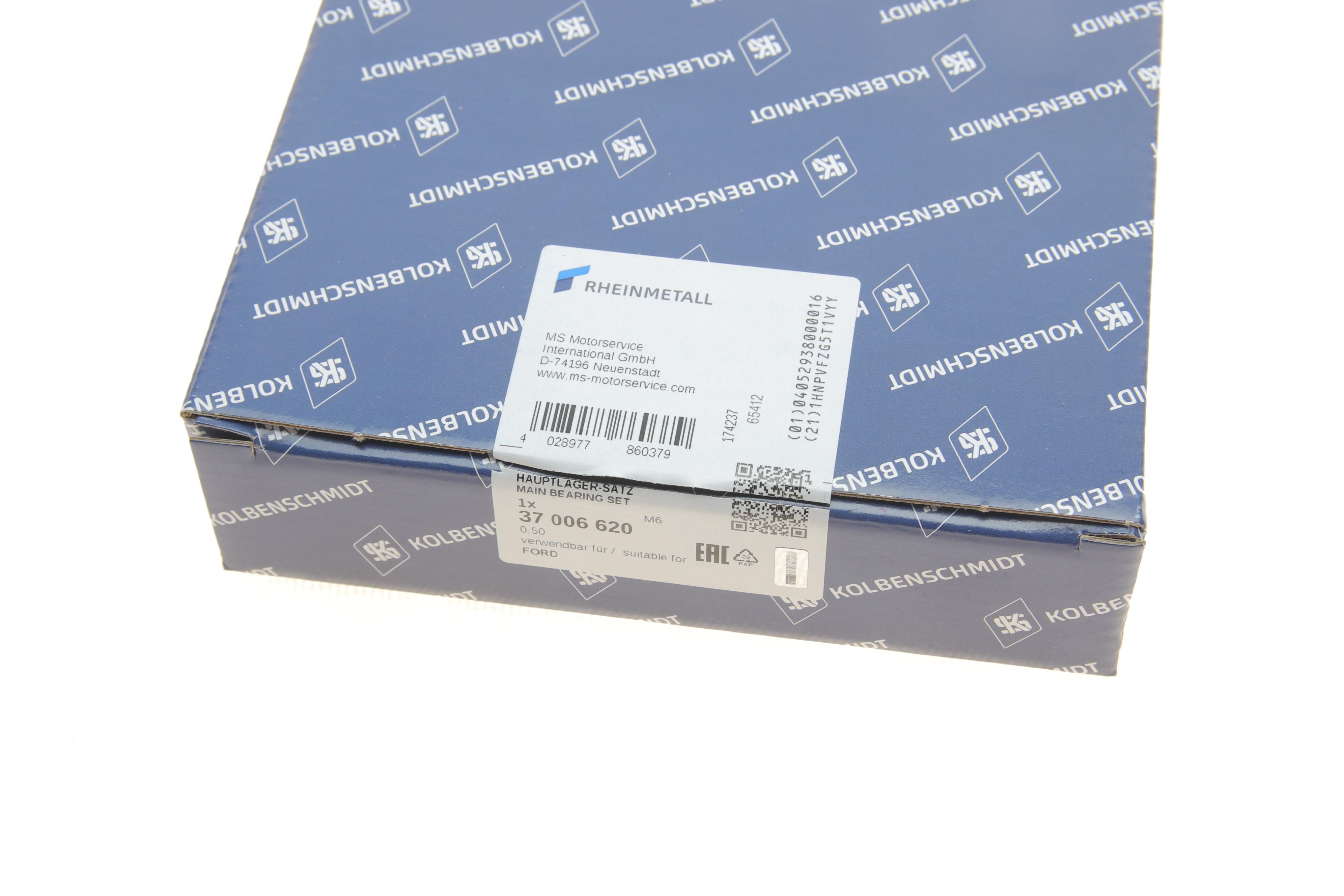 Вкладиші корінні Ford Transit 2.0/2.4D 00- (+0.50)