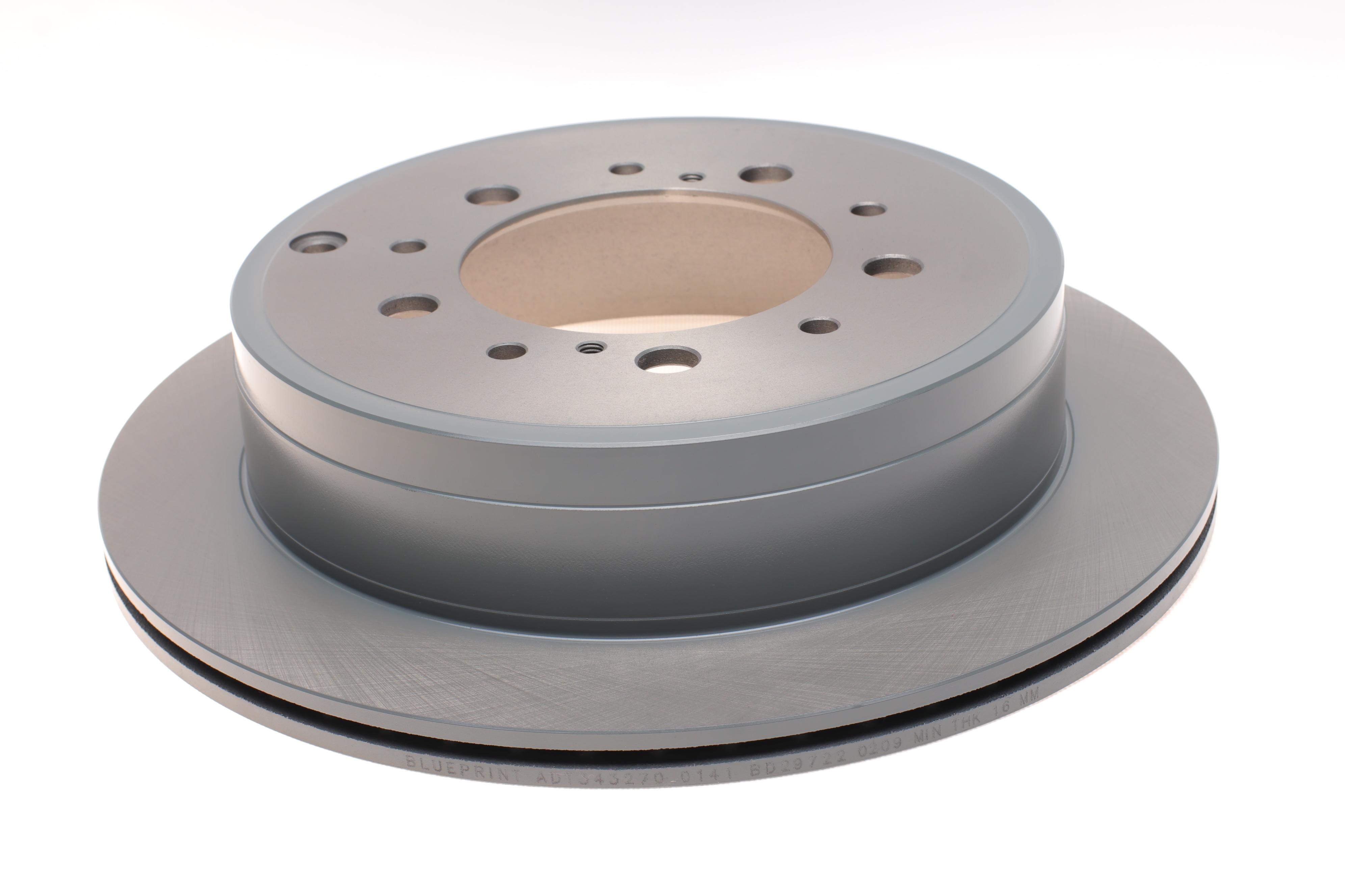 Диск тормозной (задний) Toyota Land Cruiser 200 08- (345x18) (с покрытием)