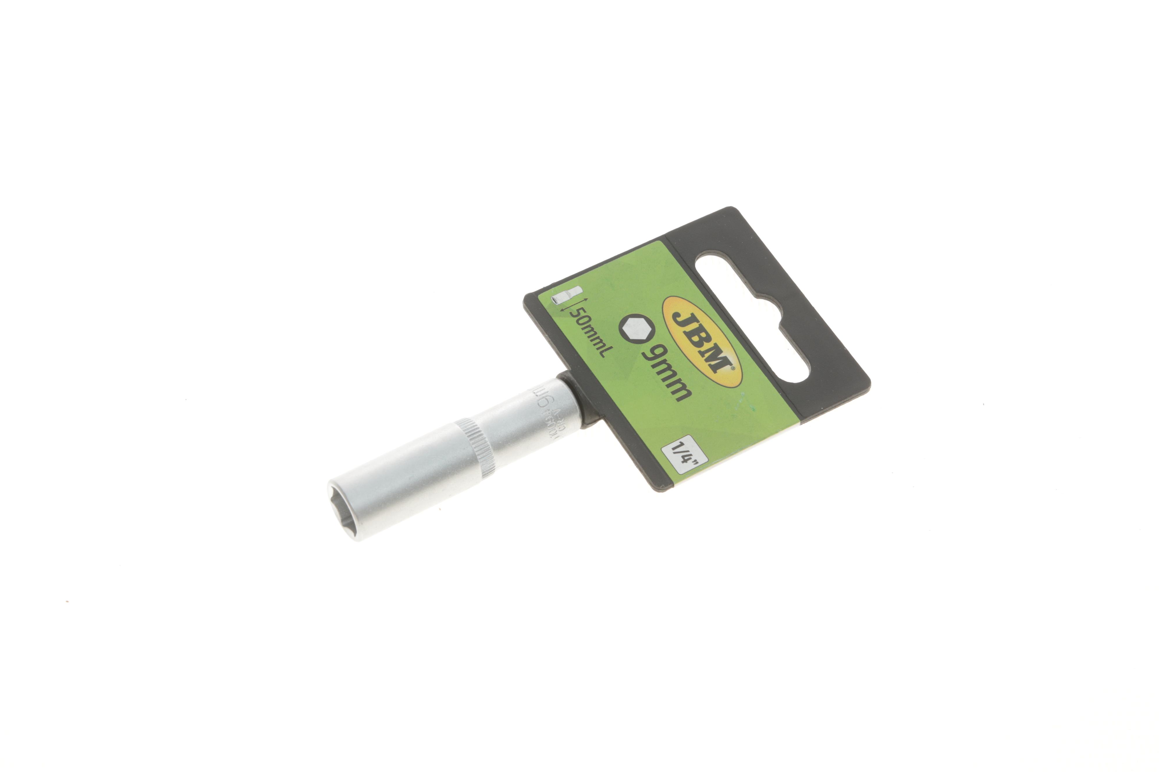 Головка торцевая 1/4" 9 мм Long 50 мм