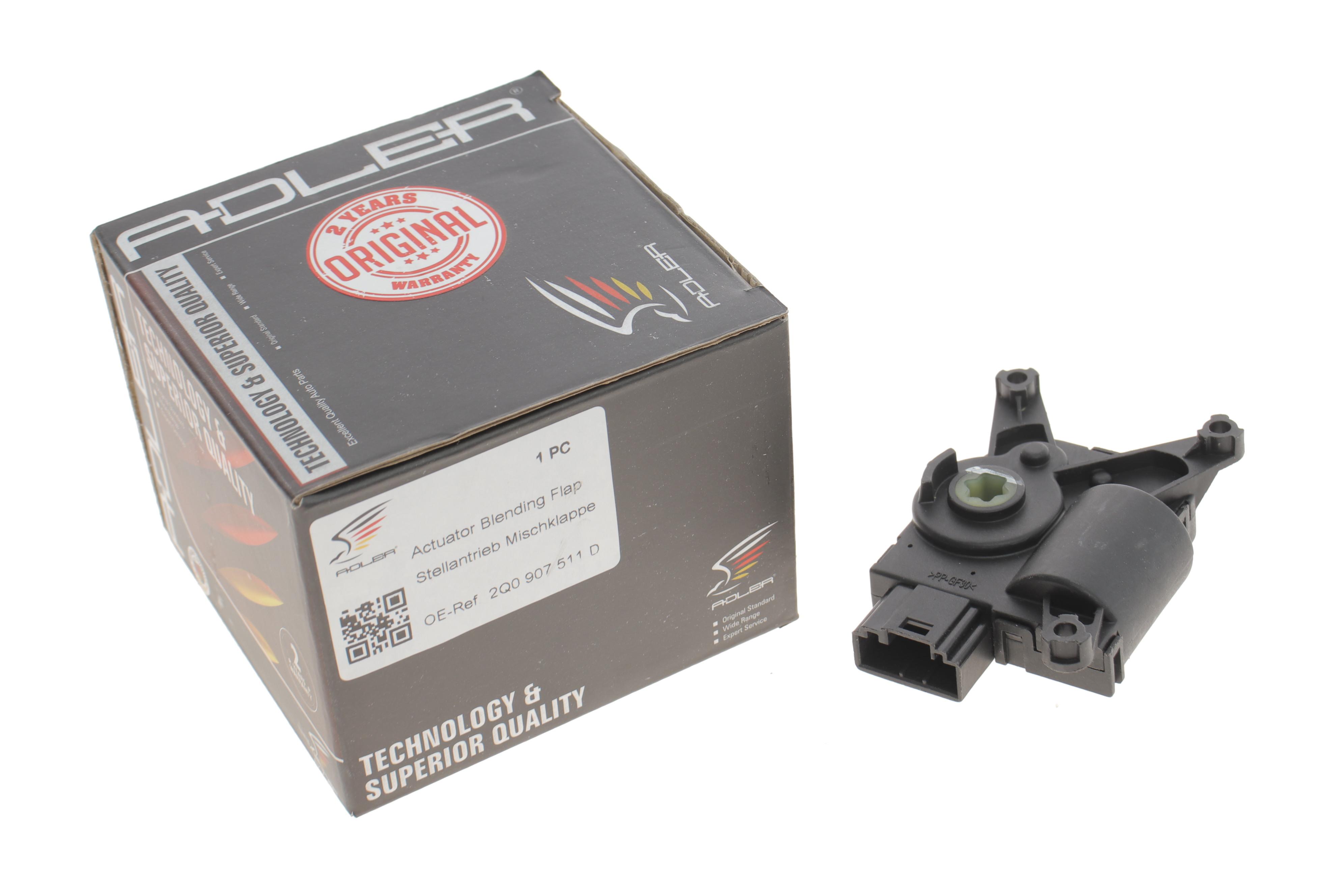 Моторчик заслонки пічки VW Caddy IV 1.0-2.0 TSI/TDI 15-