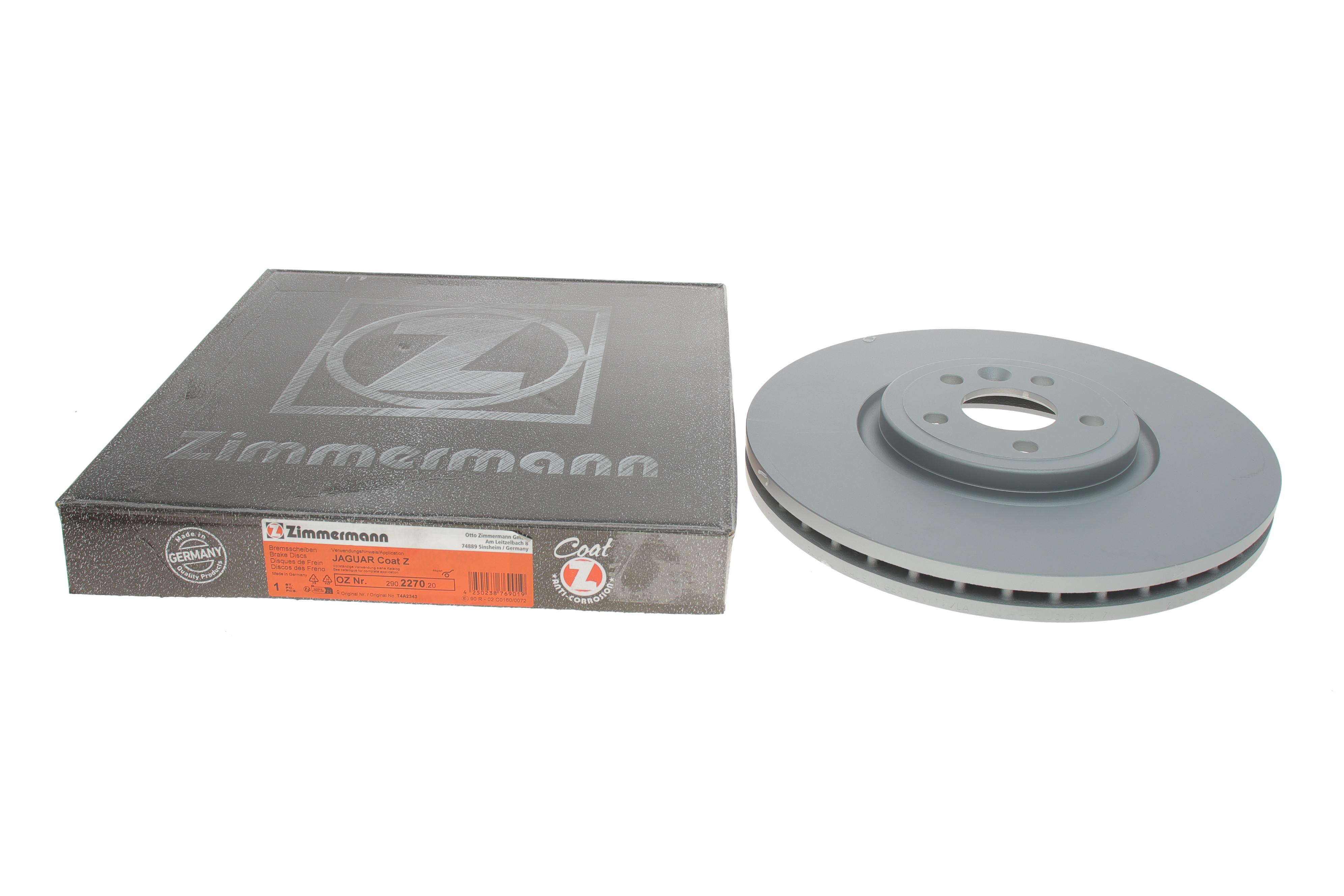 Диск тормозной (передний) Land Rover Range Rover Velar 2.0/3.0 17- (350x32)