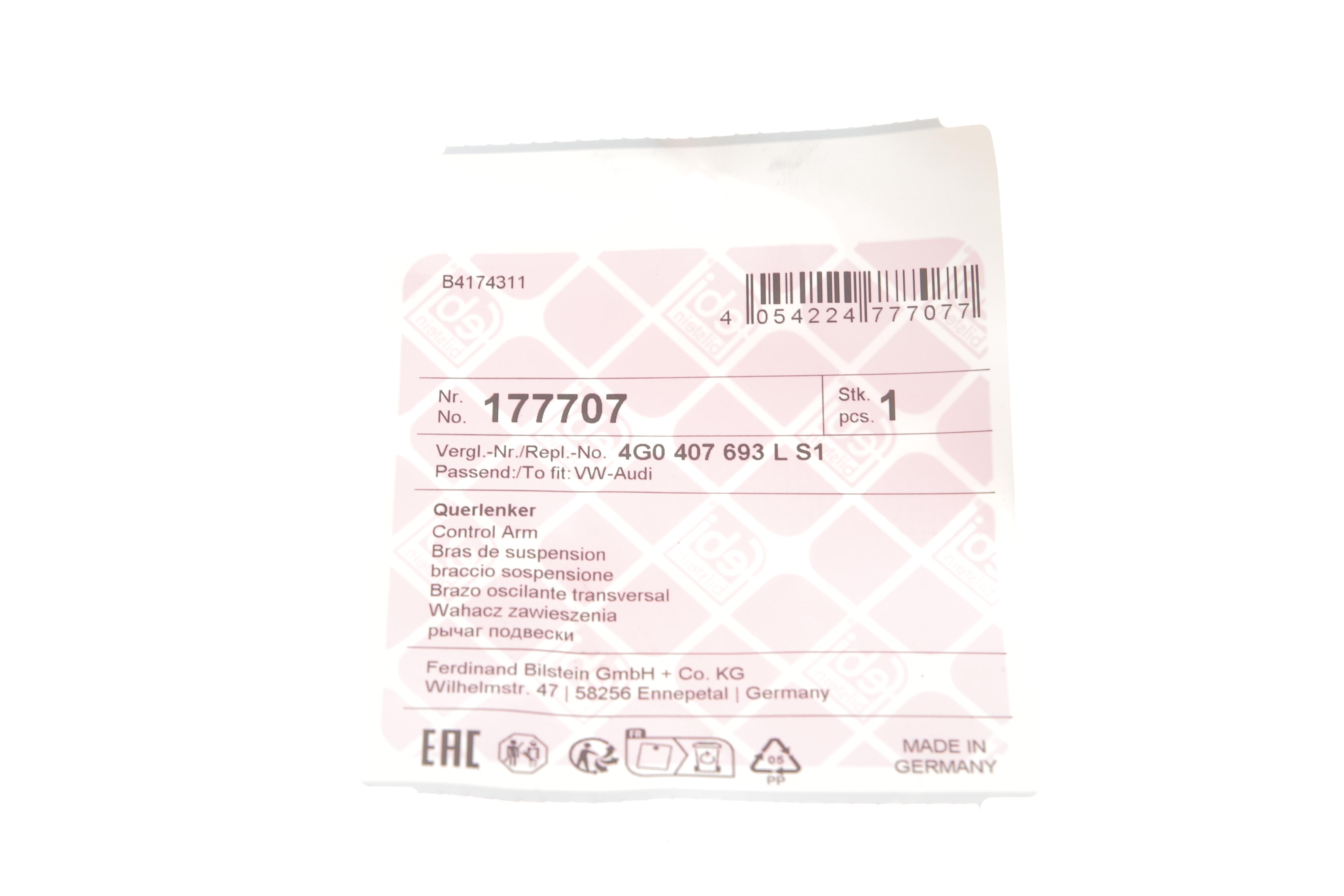 Важіль підвіски (передній) (L) Audi A6/A7 Sportback 11-