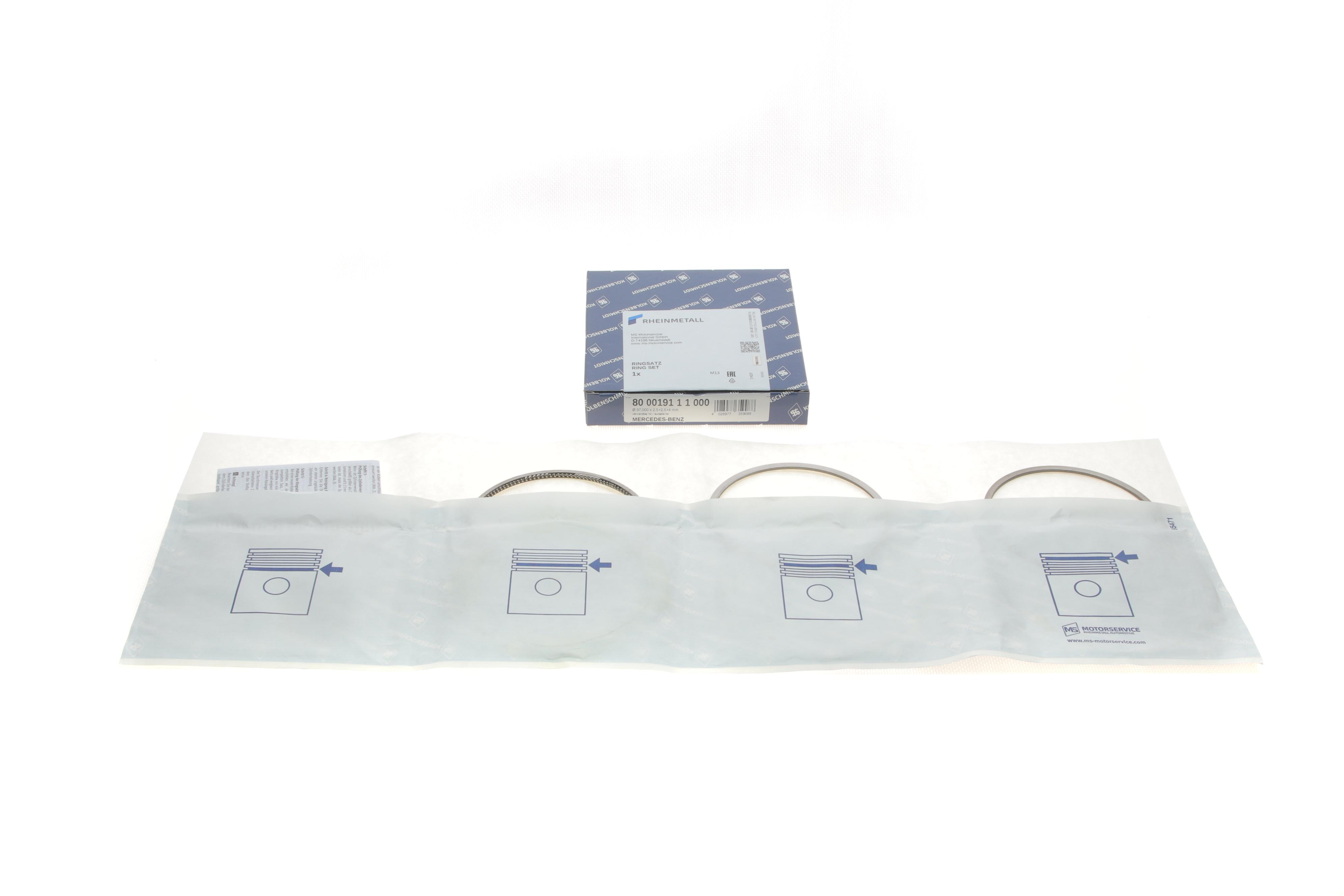 Кольца поршневые MB OM314.970-362.910  (97.00mm/STD) (2.5-2.5-4)