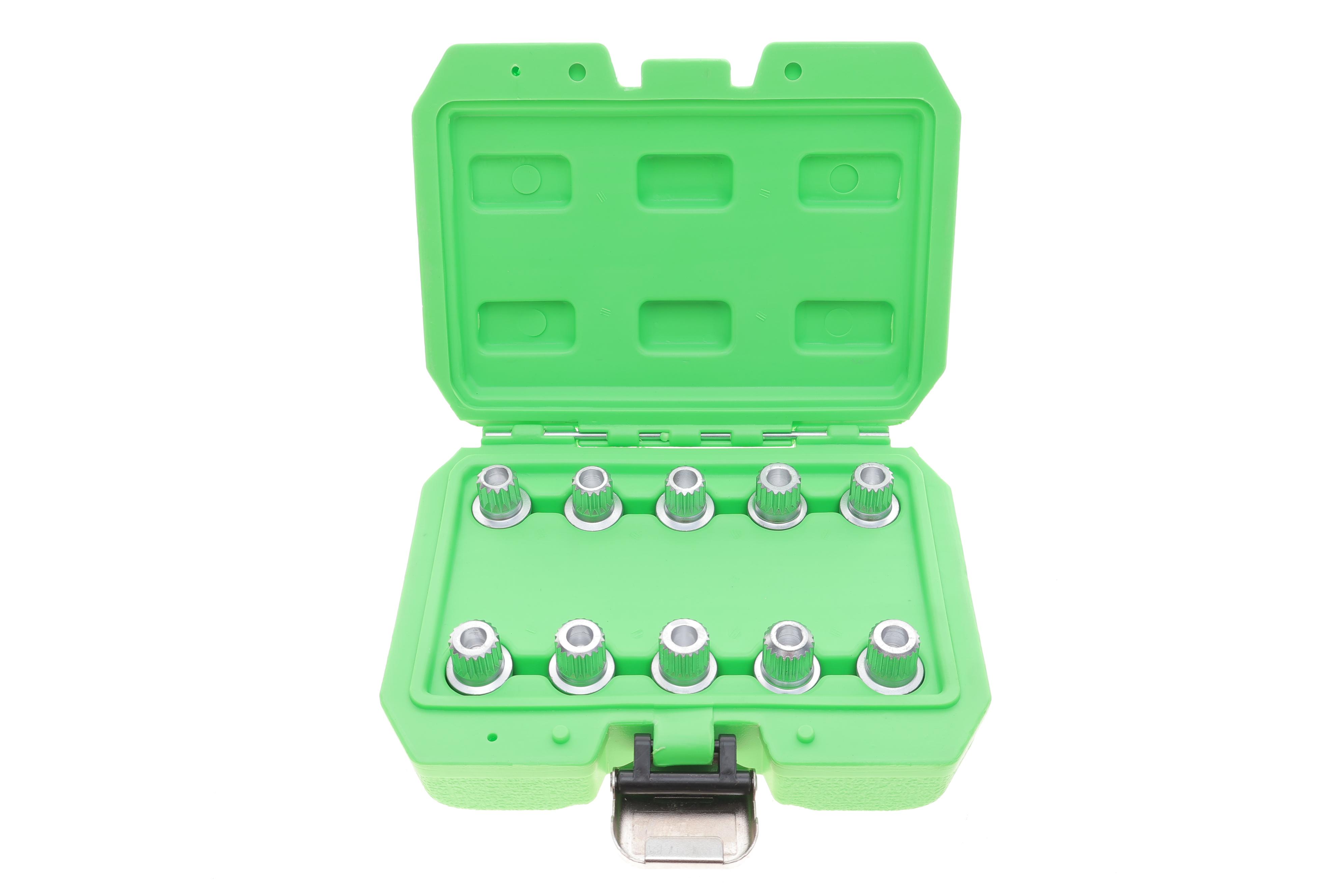 Набір насадок для колісних болтів (секреток) (10 предметів)