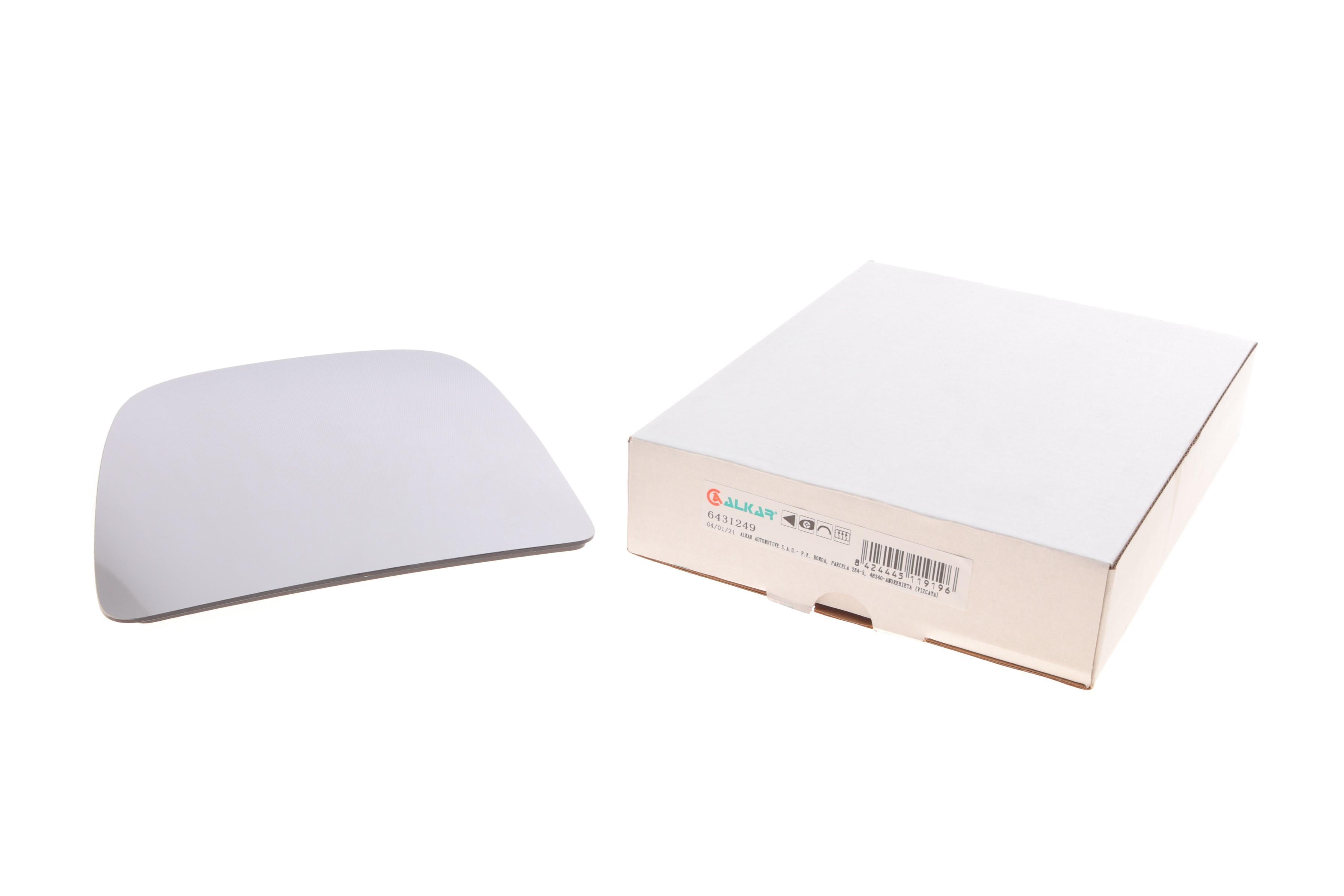 Стекло зеркала (с подогревом) Iveco Daily 06- (верхнее) (L)