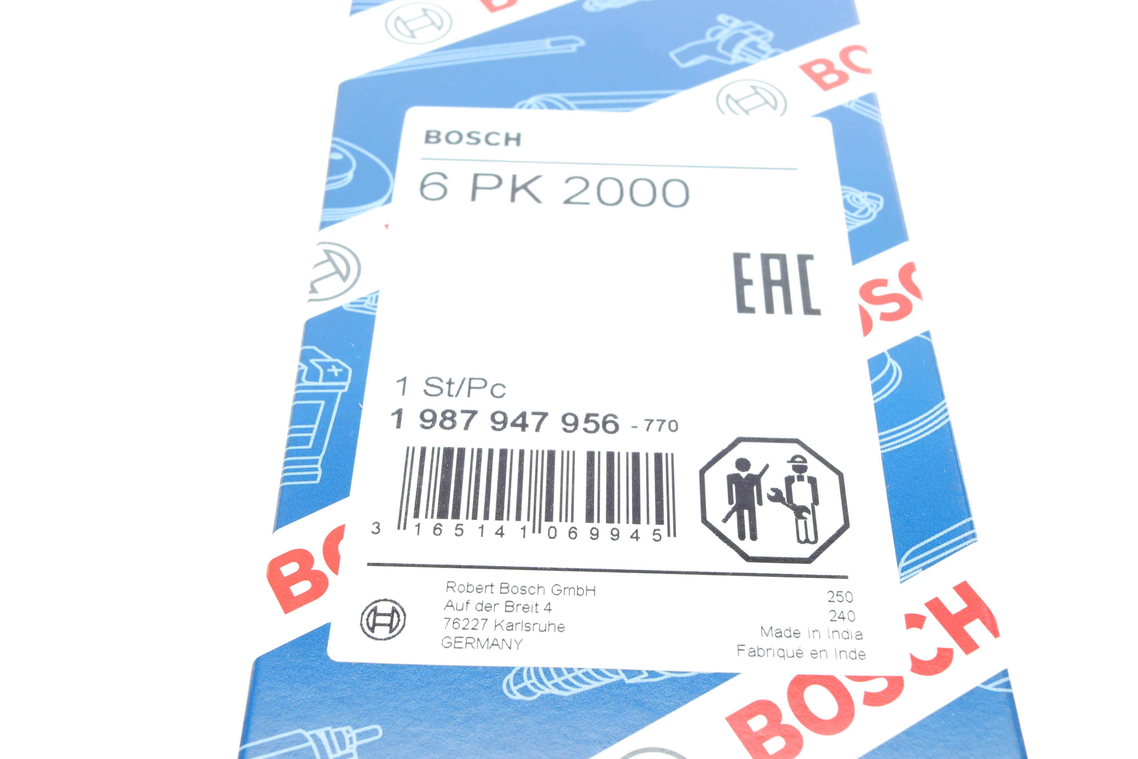 Ремінь генератора VW Crafter 2.5TDI (-AC) /MB OM601/602 (+PS) (6PK2000)