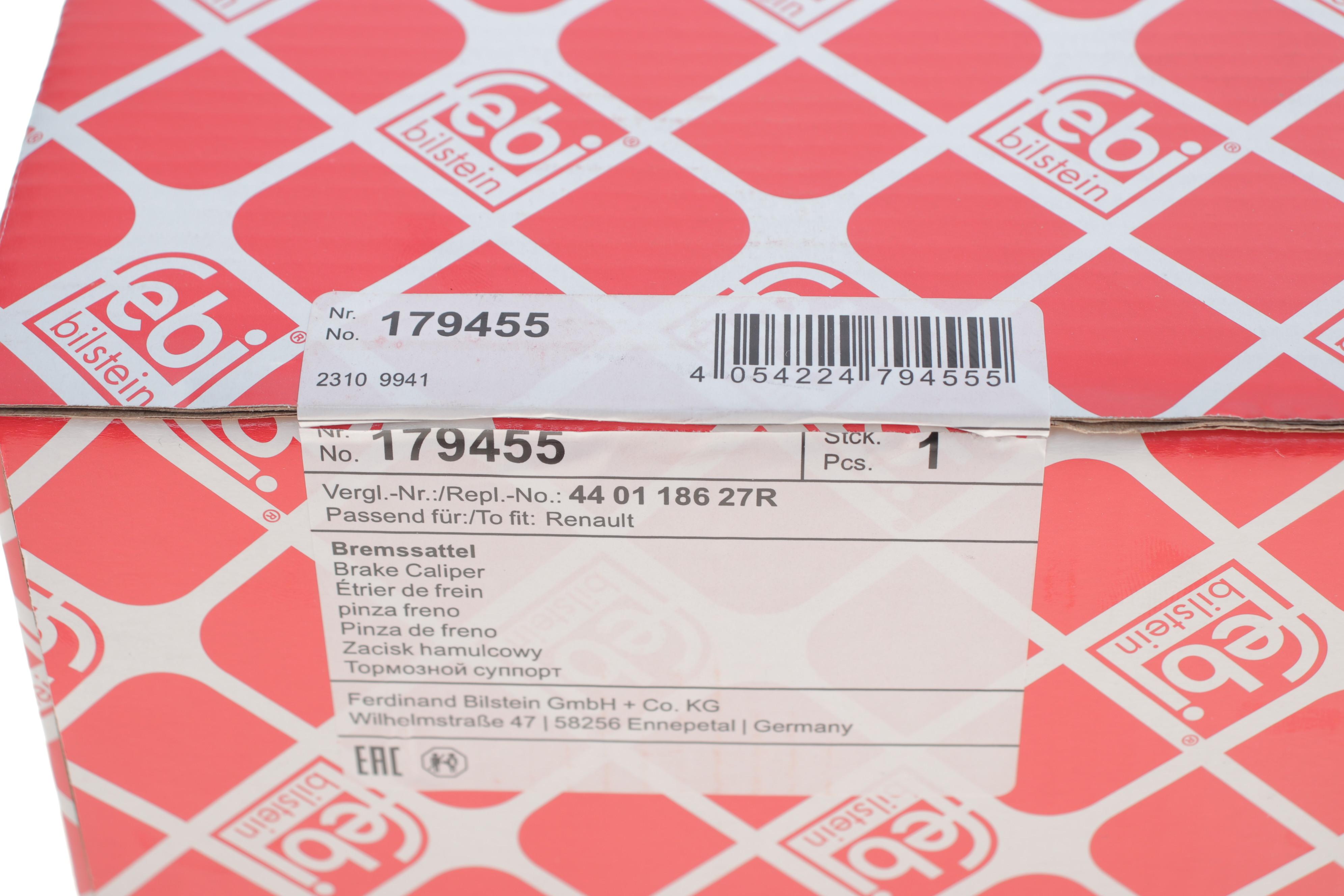 Суппорт тормозной (задний) (L) Renault Kangoo 07-