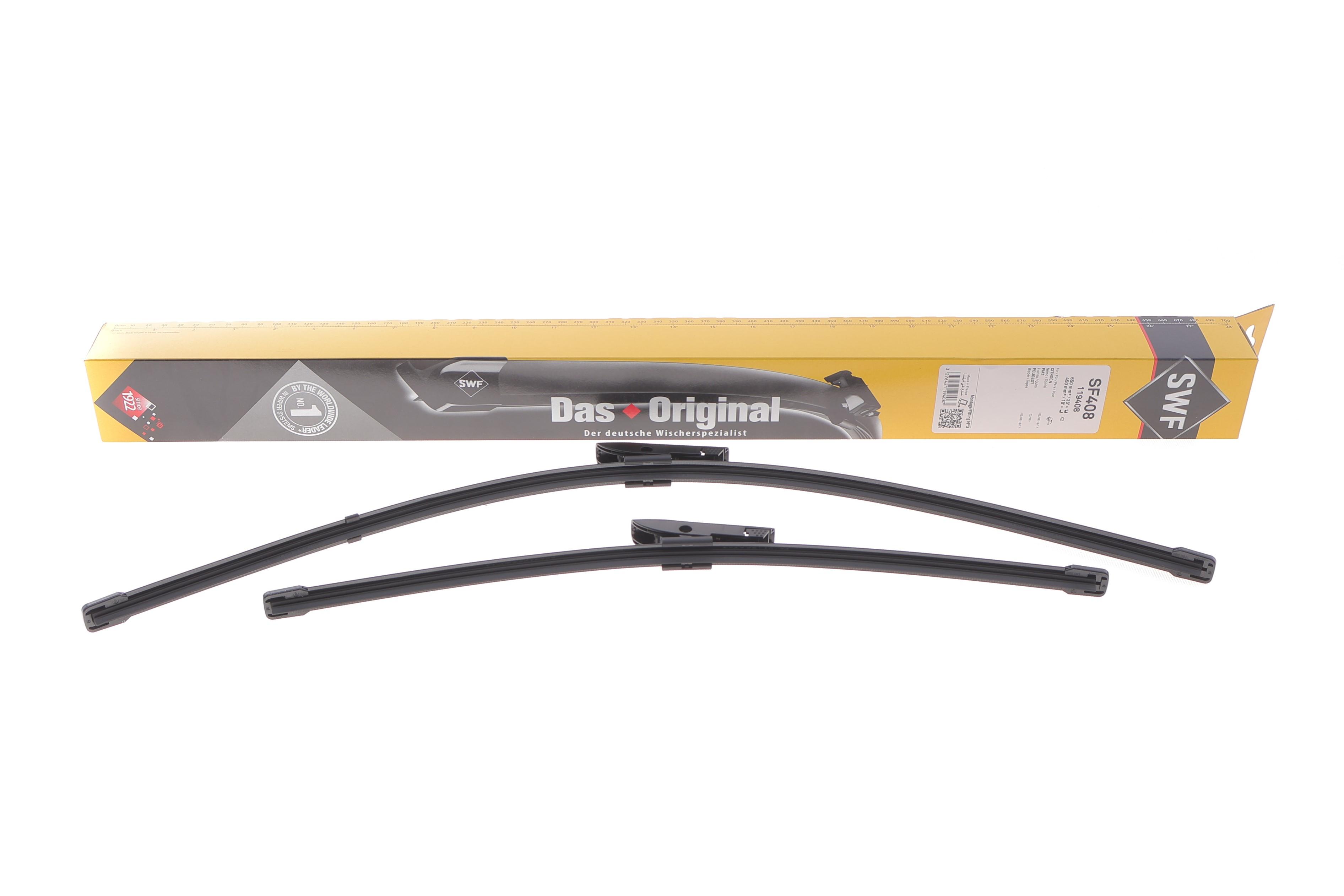 Щетки стеклоочистителя (650/450mm) Citroen Nemo/Peugeot Bipper 08-