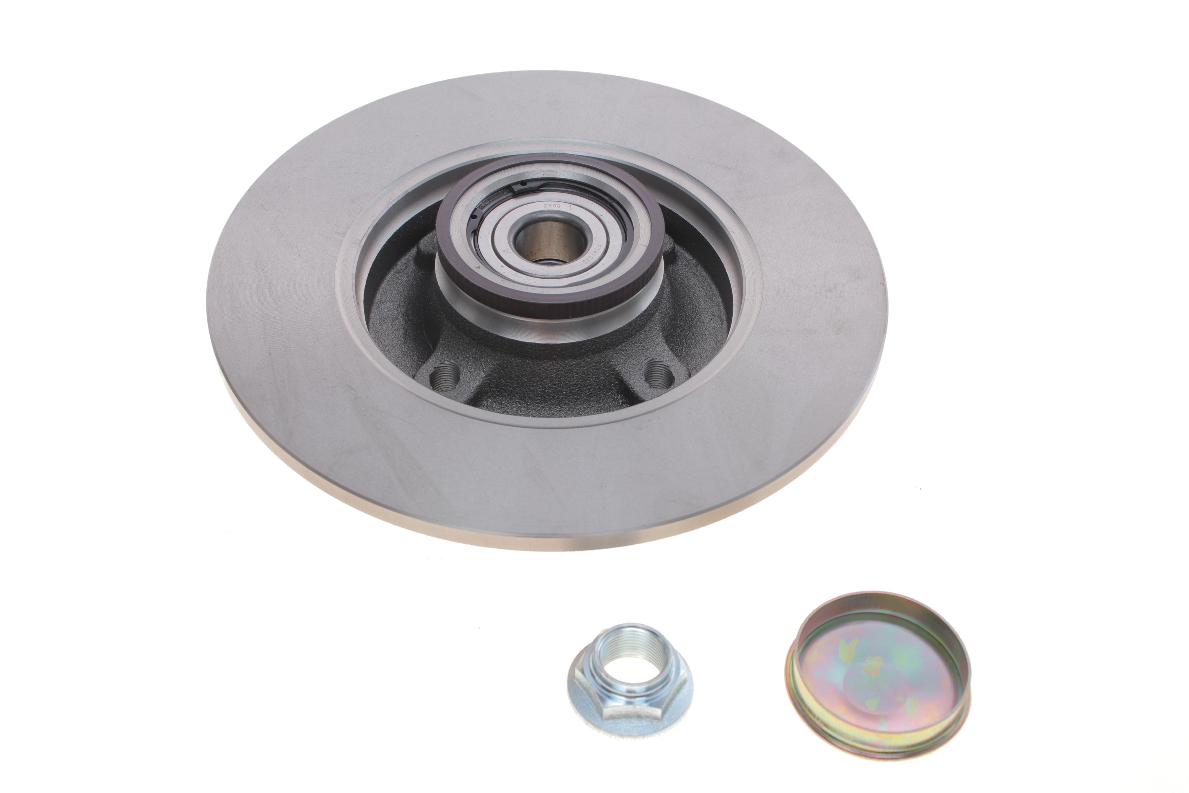 Диск гальмівний (задній) Citroen C4/Peugeot 307 05- (249x9) (+ABS) (з підшипником)