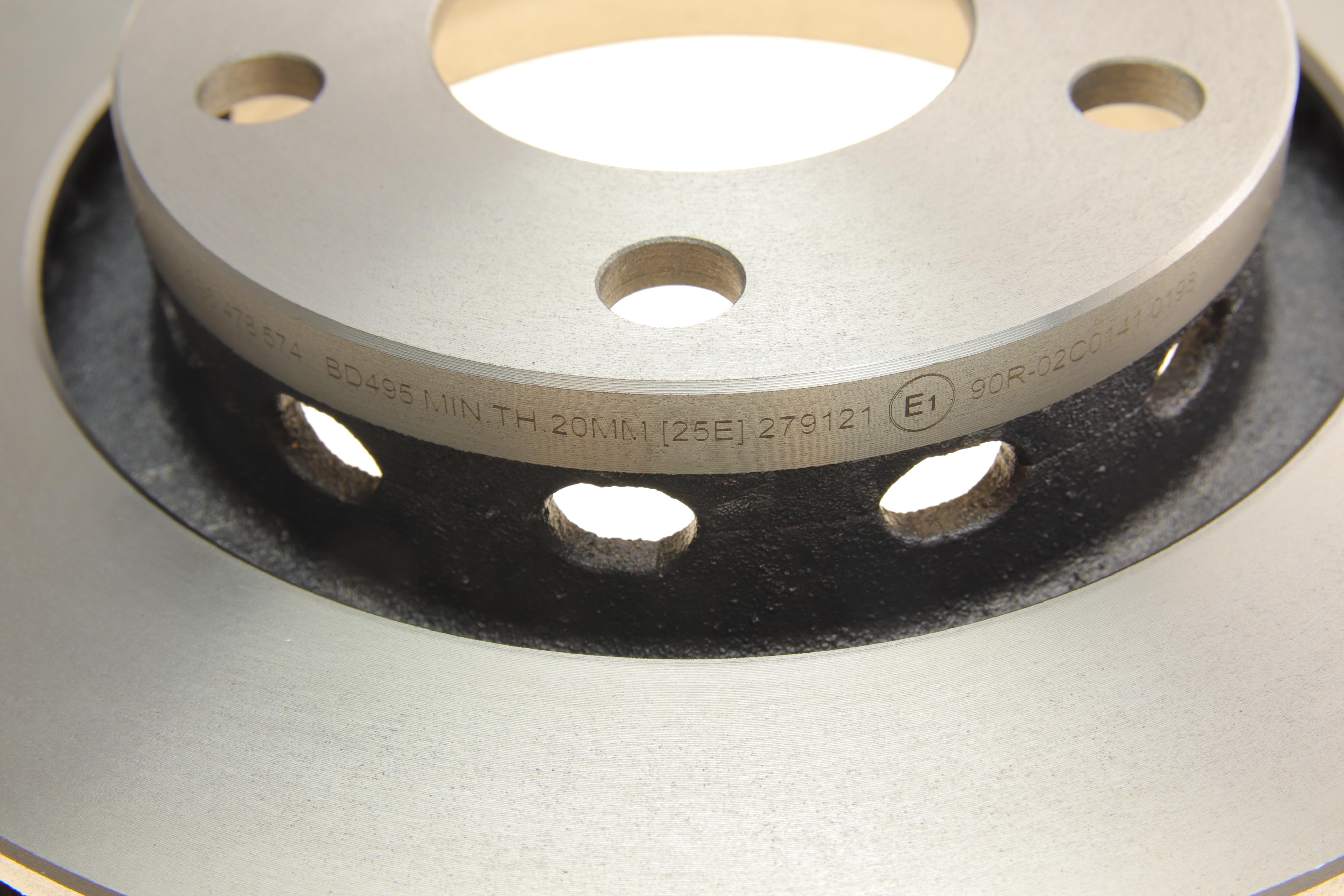 Диск гальмівний (задній) Audi A8 96-02 (268.8x22) (з покриттям) (вентильований)