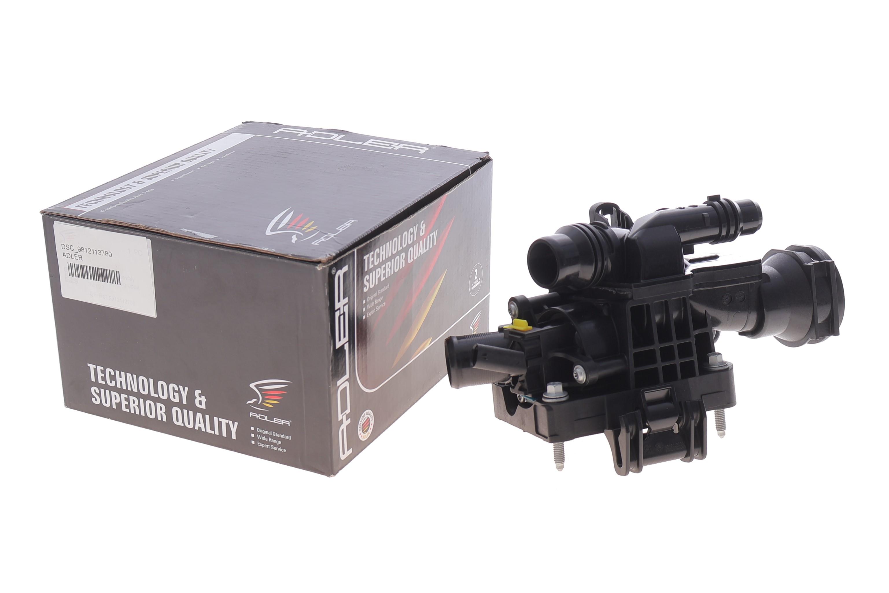 Корпус термостата Citroen Berlingo/Peugeot Expert 1.5 BlueHDI 18-(без болта)