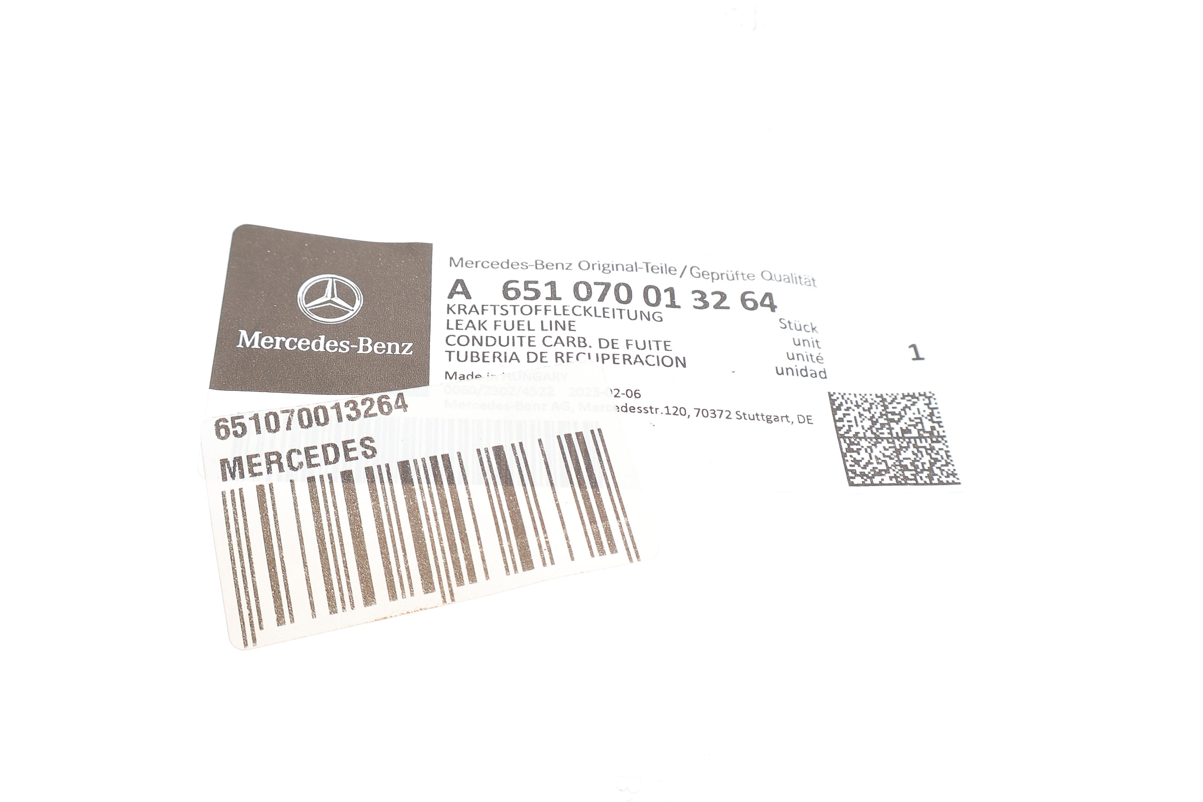 Шланг зливний MB Sprinter 2.2CDI OM651 06-