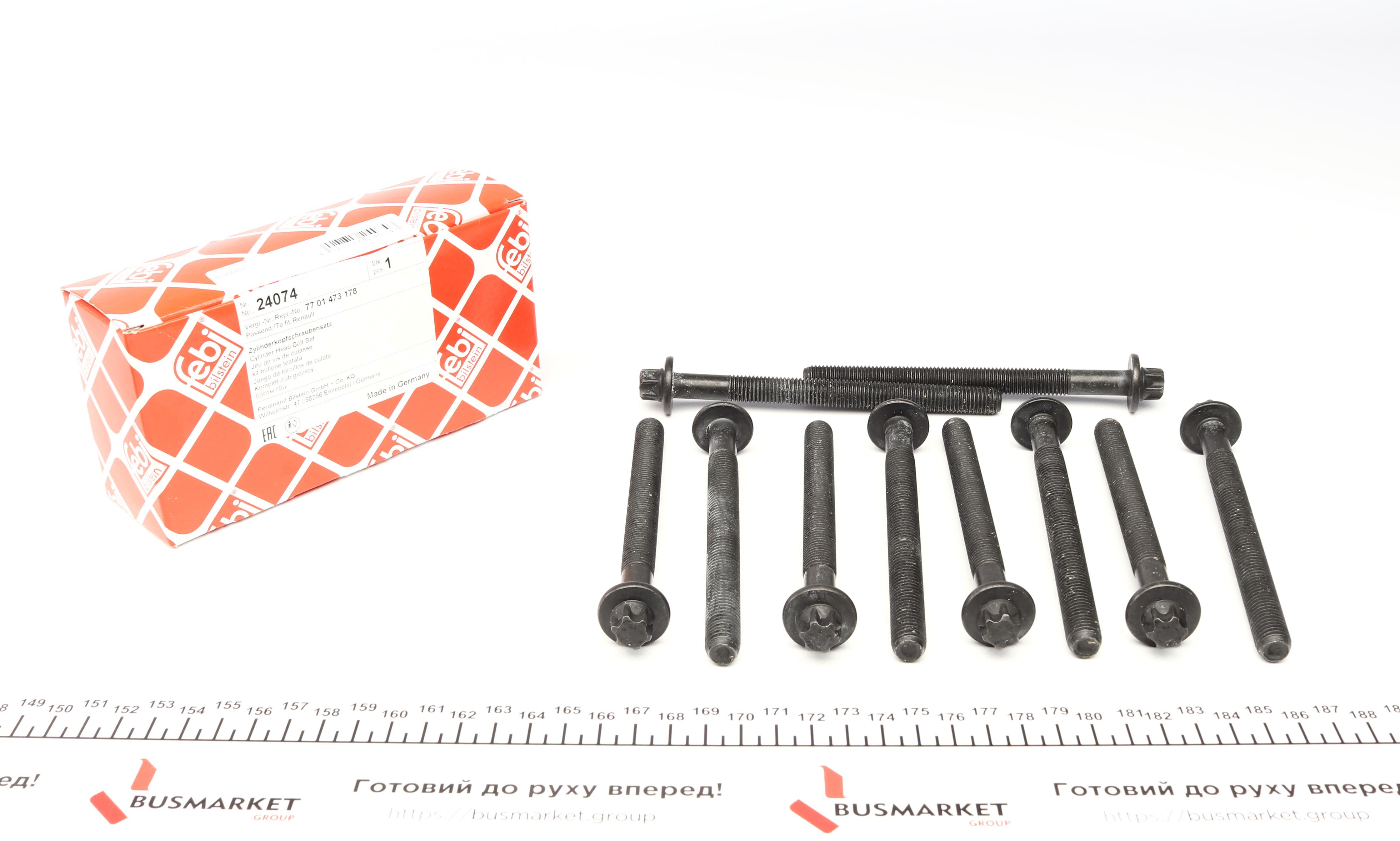 Болты головки (к-кт 10шт.) Renault Kangoo 1.5dCi