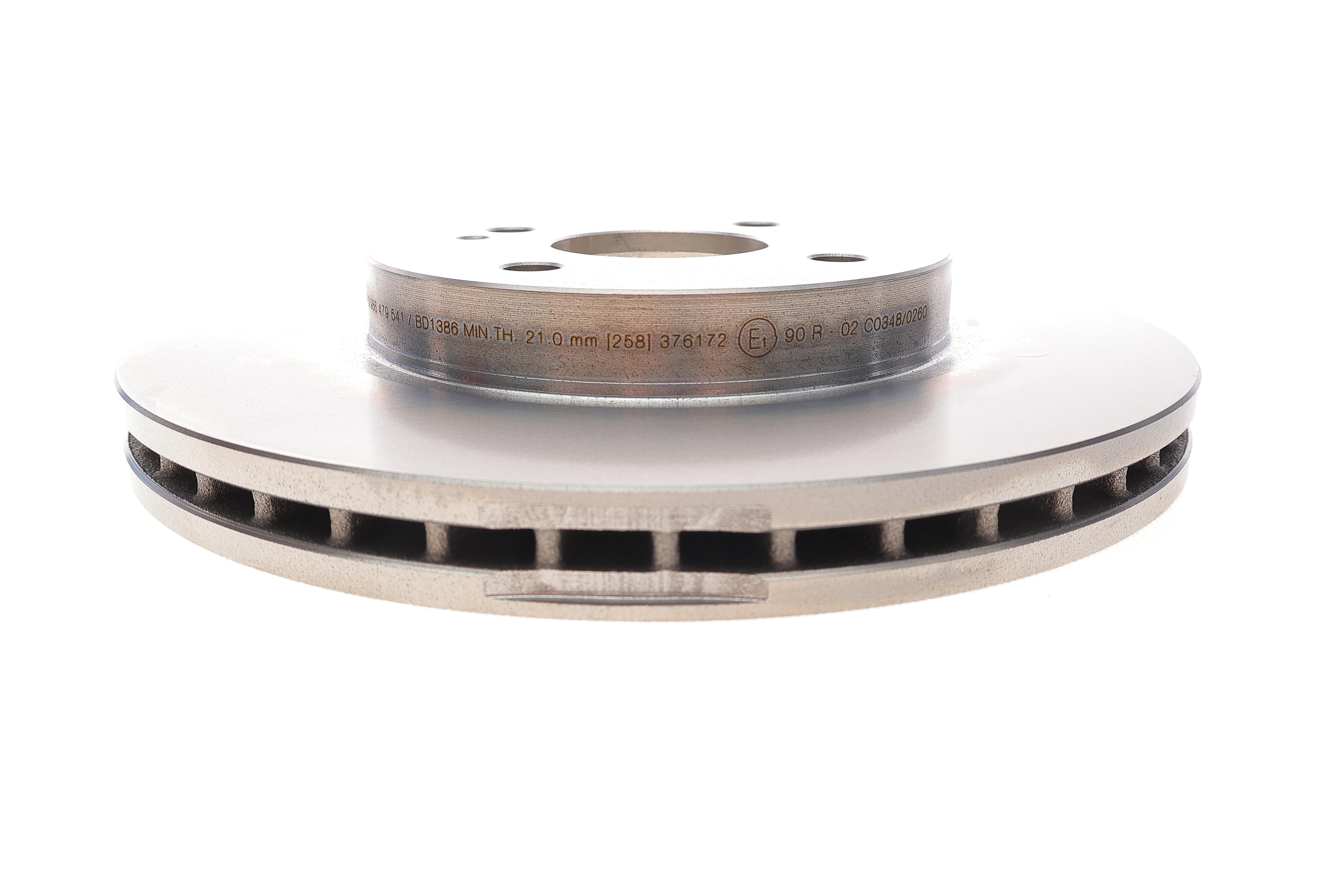 Диск гальмівний (передній) Mazda 2 07-15 (288x23) (з вентиляцією)