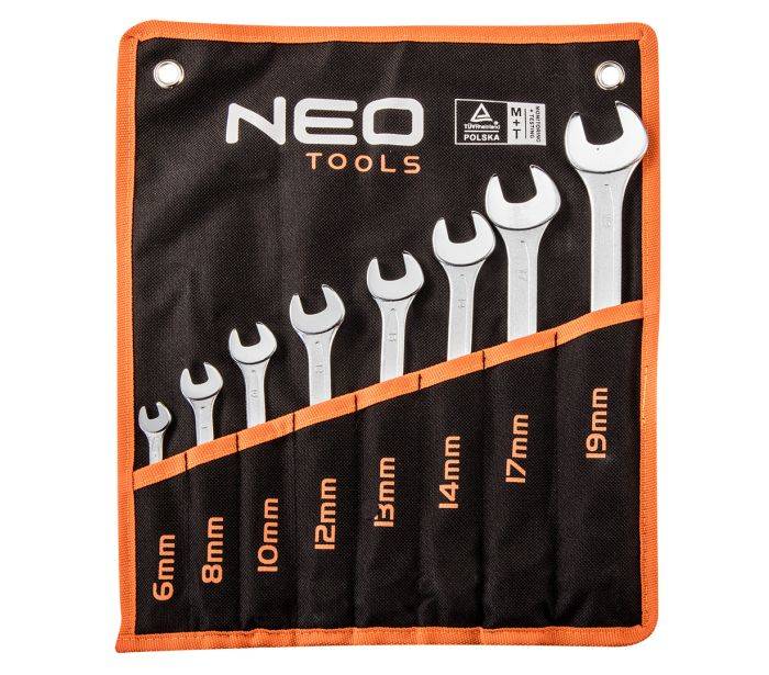 Набір ключів ріжково-накидних 6-19 мм 8 од.