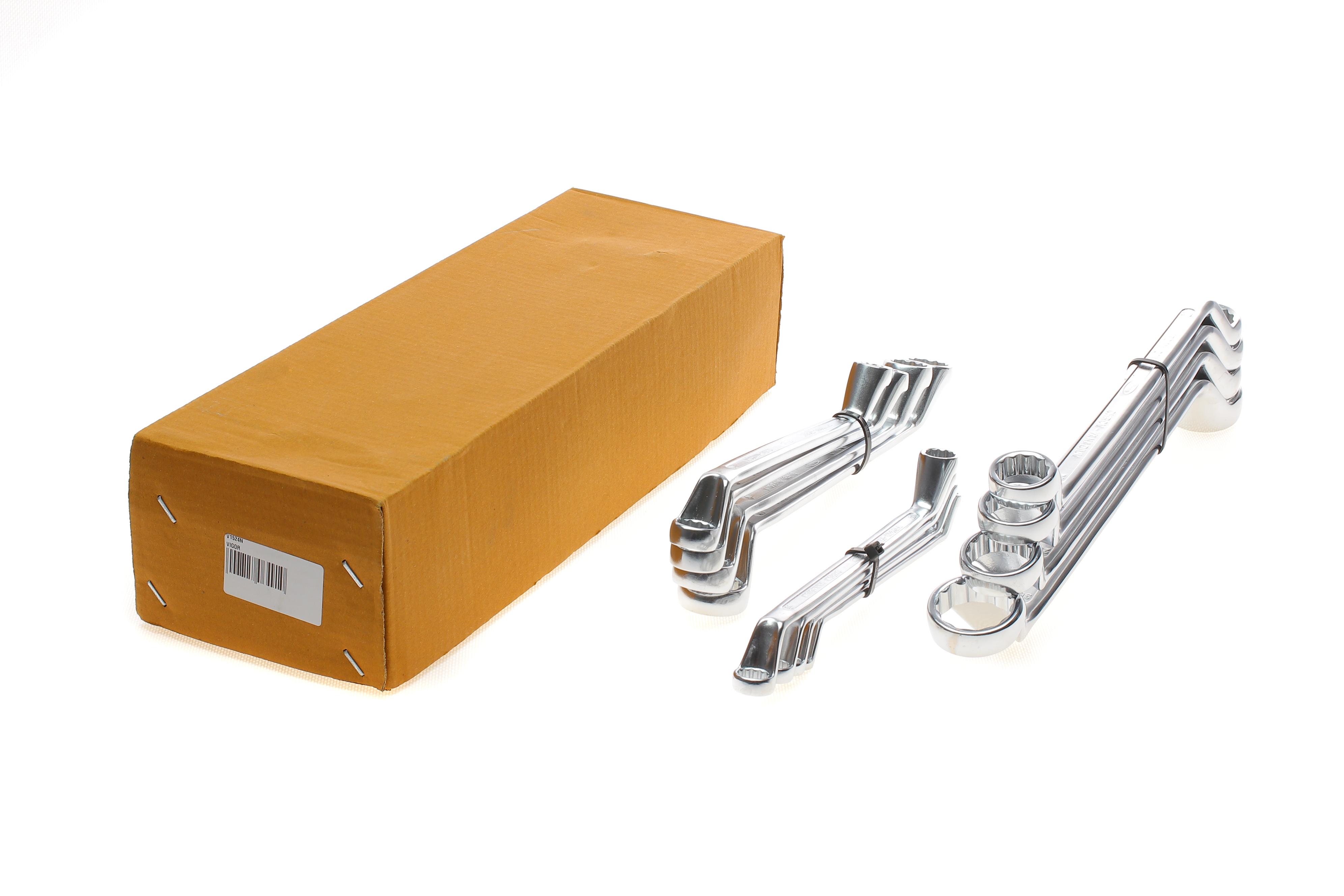 Набір ключів колінчастих 6x7-30х32 мм 75° 12 од.