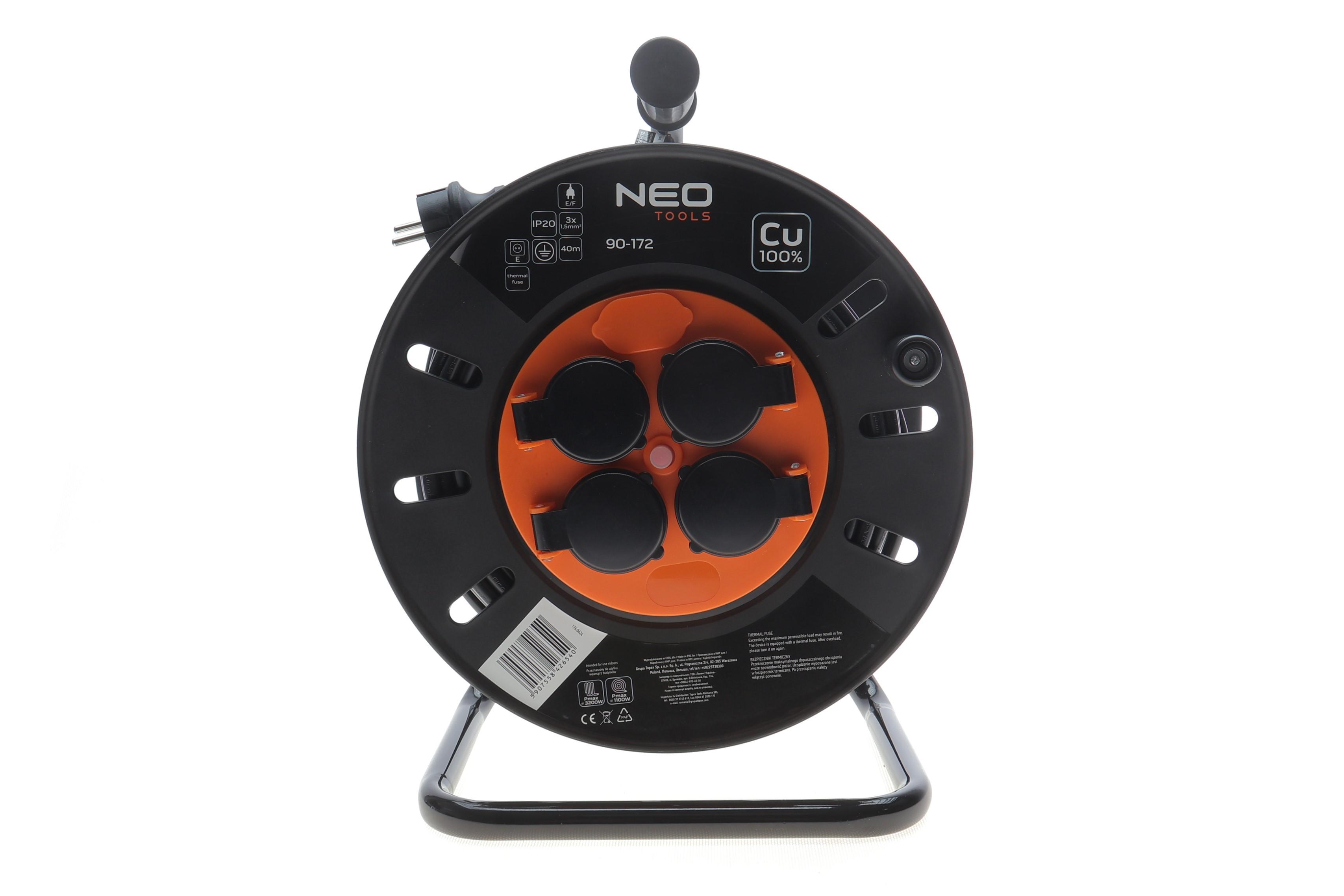 Удлинитель электрического кабеля на катушке (40m)