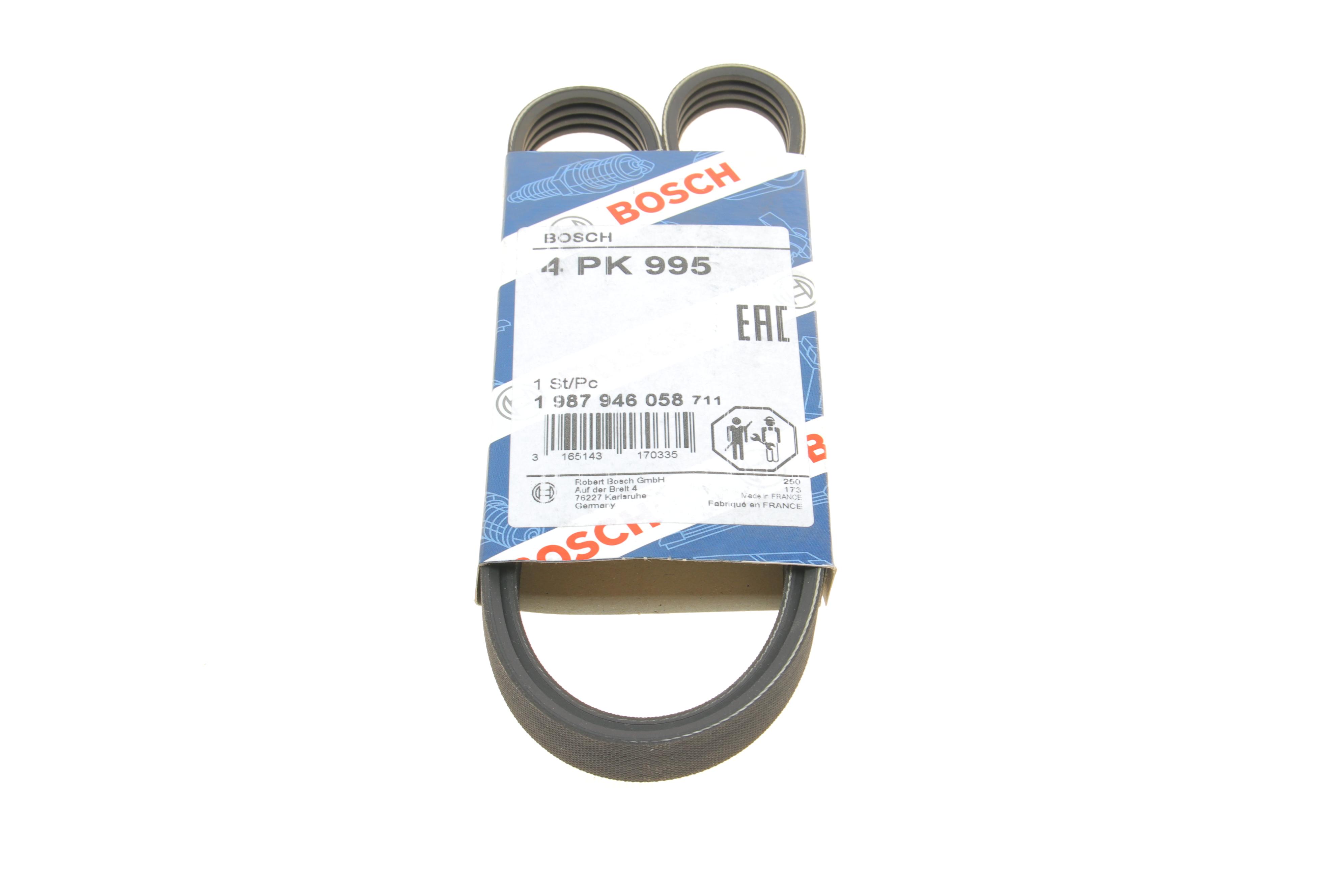 Ремінь генератора Renault Kangoo 1.4i 97- (4PK995)