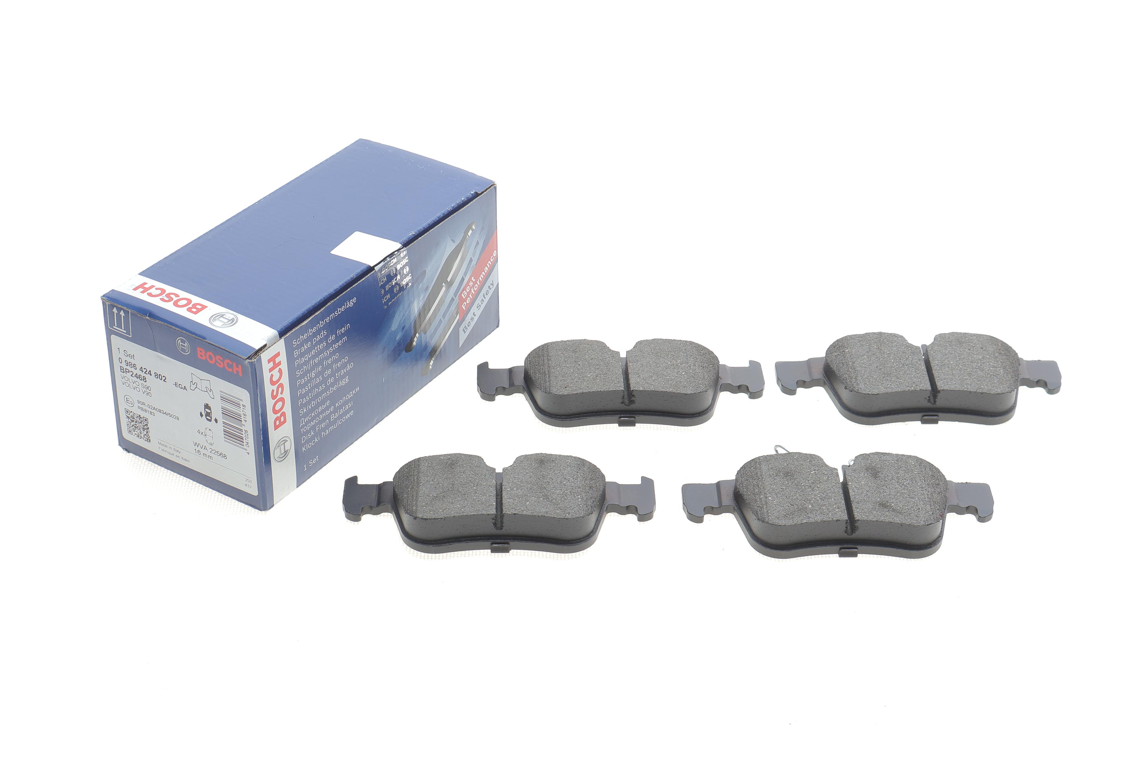 Колодки гальмівні (задні) Volvo S60 III/S90 II/ V60 II/ XC60 II 16-