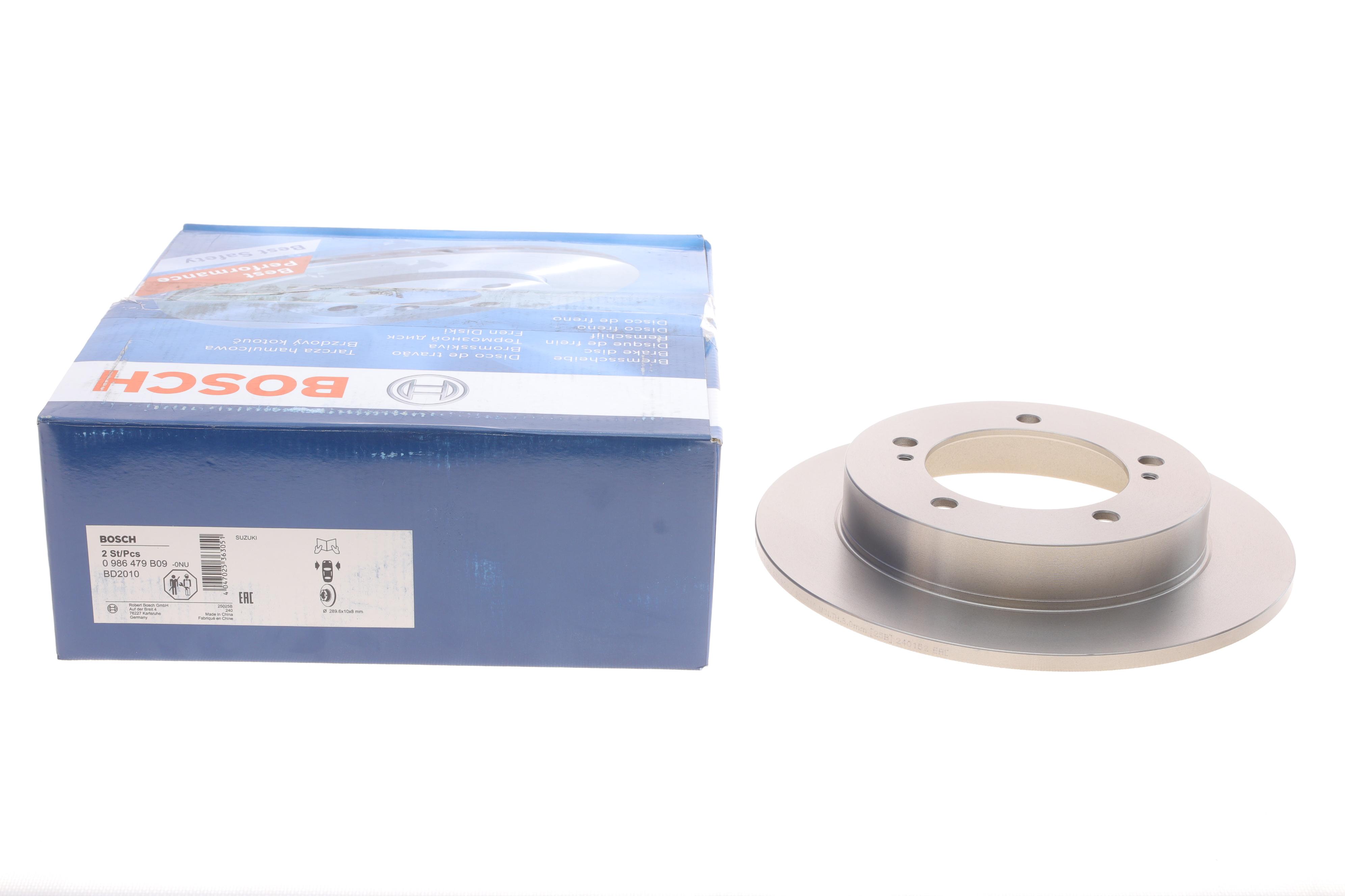 Диск тормозной (передний) Suzuki Jimny 1.3 16V 01- (289.6x10)