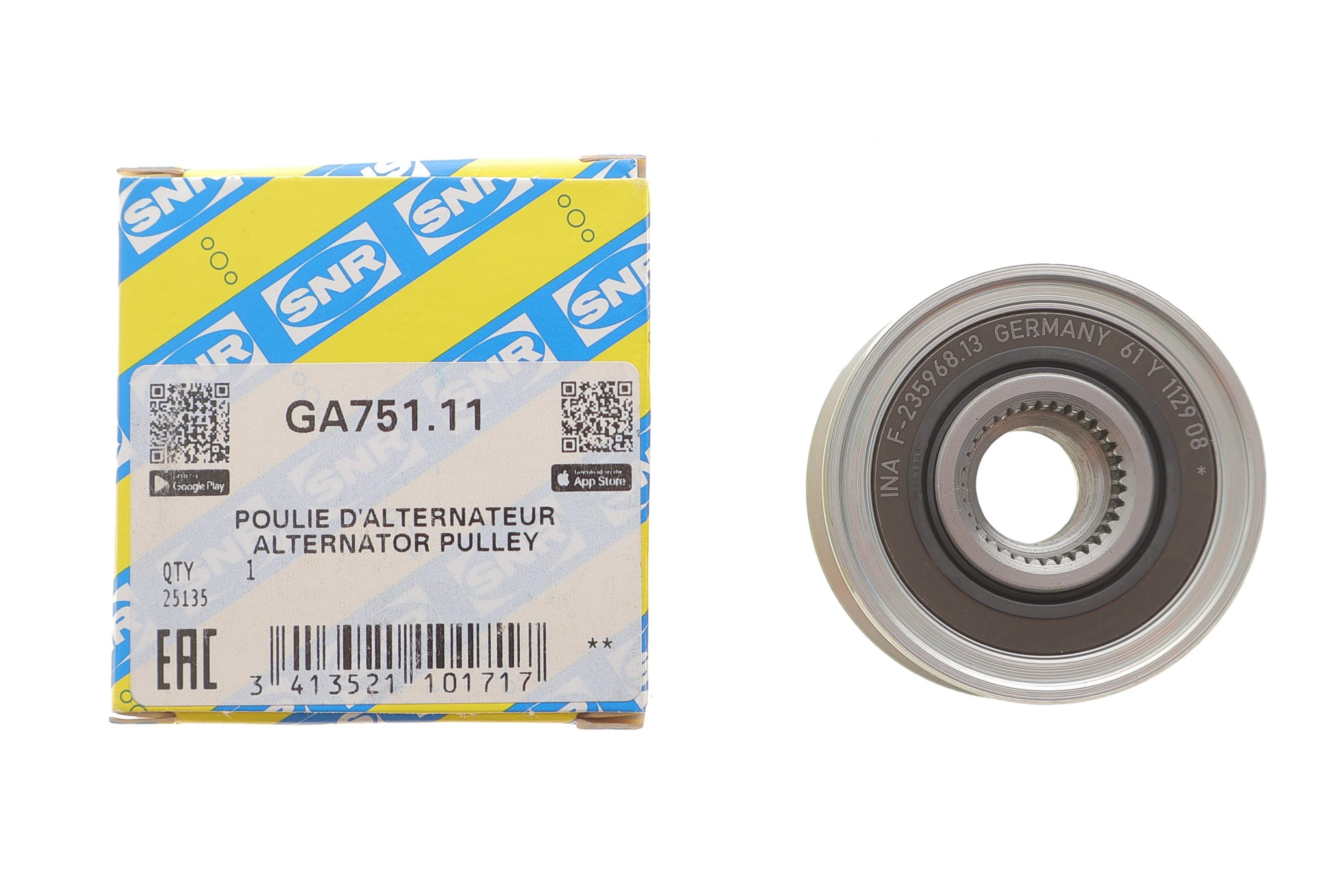 Шків генератора MB C/E/S-class 220CDI-320CDI 01-