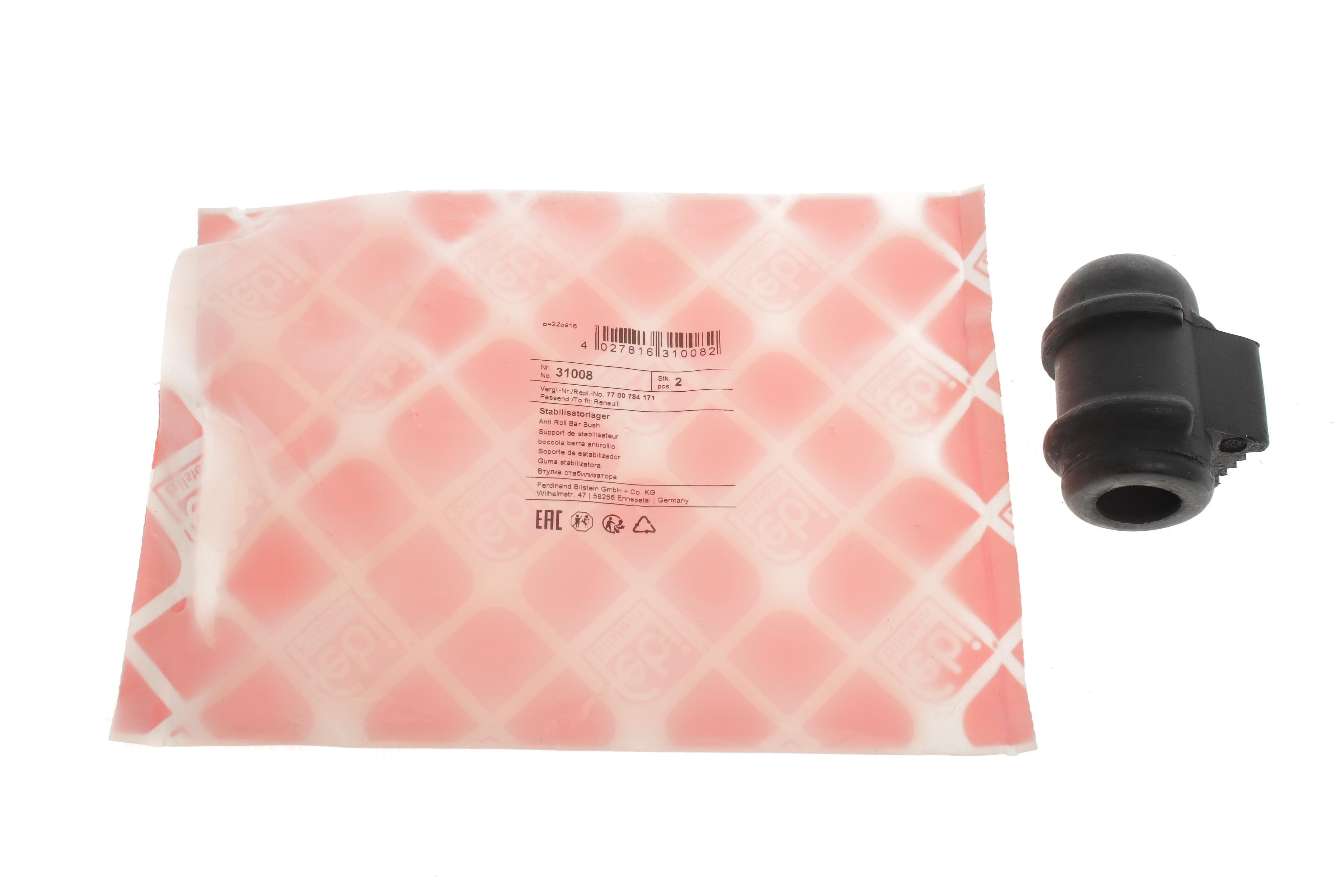 Втулка стабілізатора (переднього/зовнішня) Renault Megane 96-03 (d=24mm)